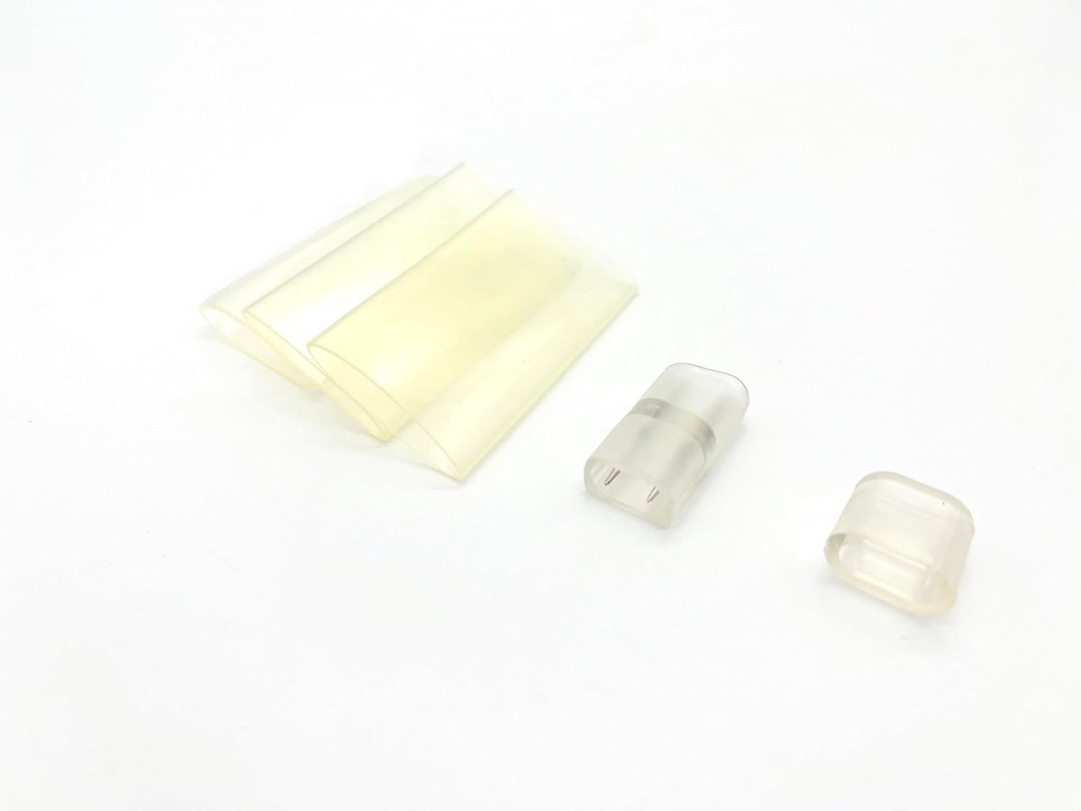 Serie - Connector I, PVC transparant. ALLEEN voor de op deze pagina aangegeven LED Strip, NIET compatibel met LED lichtslang en LED Neon Flex