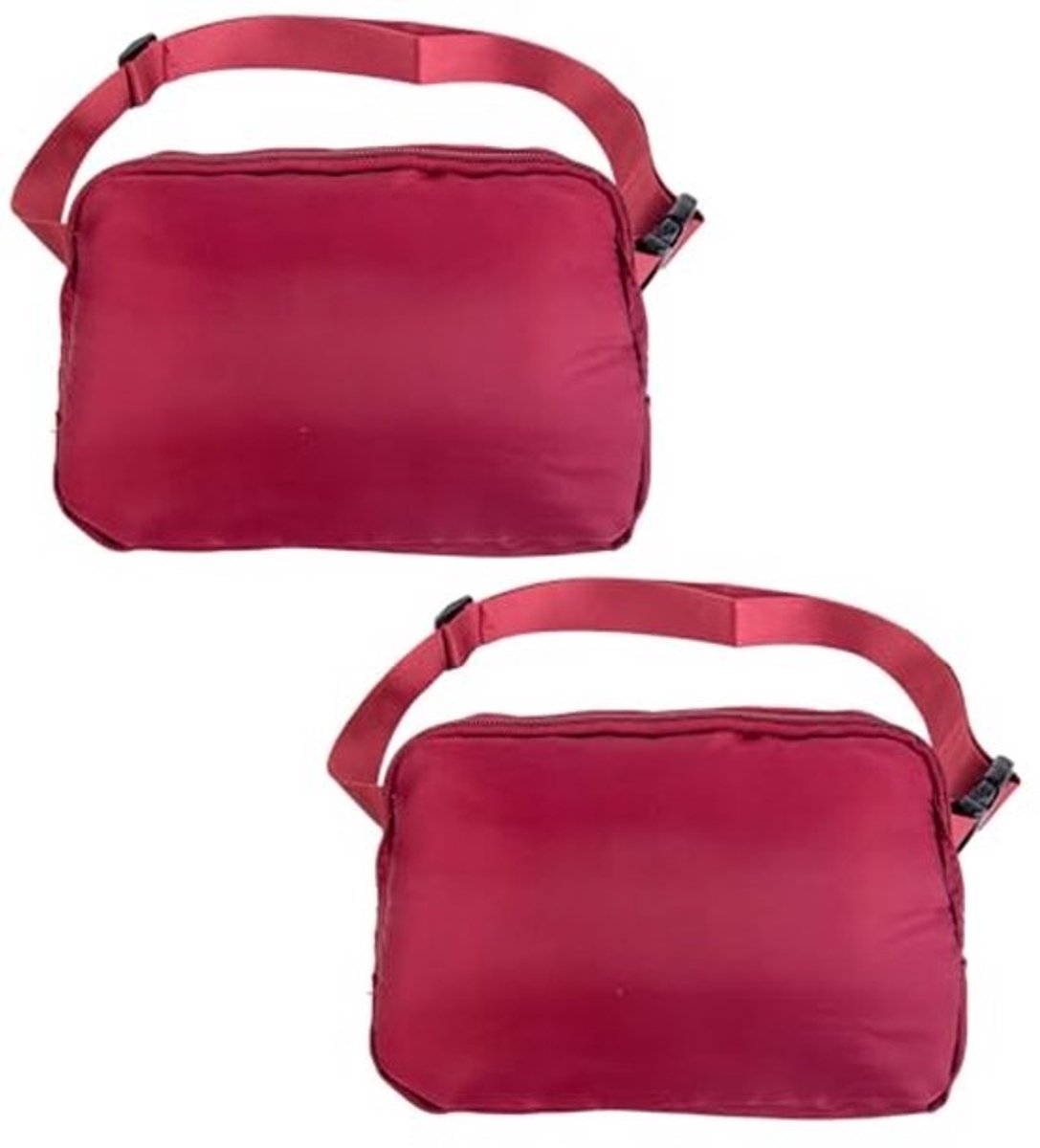 Heuptas voor Outdoor Activiteiten - Waterdichte en Ruime Mini Heuptas in Rood