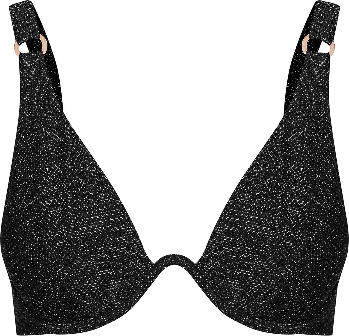 ESOTIQ Stardust - Bikinitopje - Zwart - Met beugel
