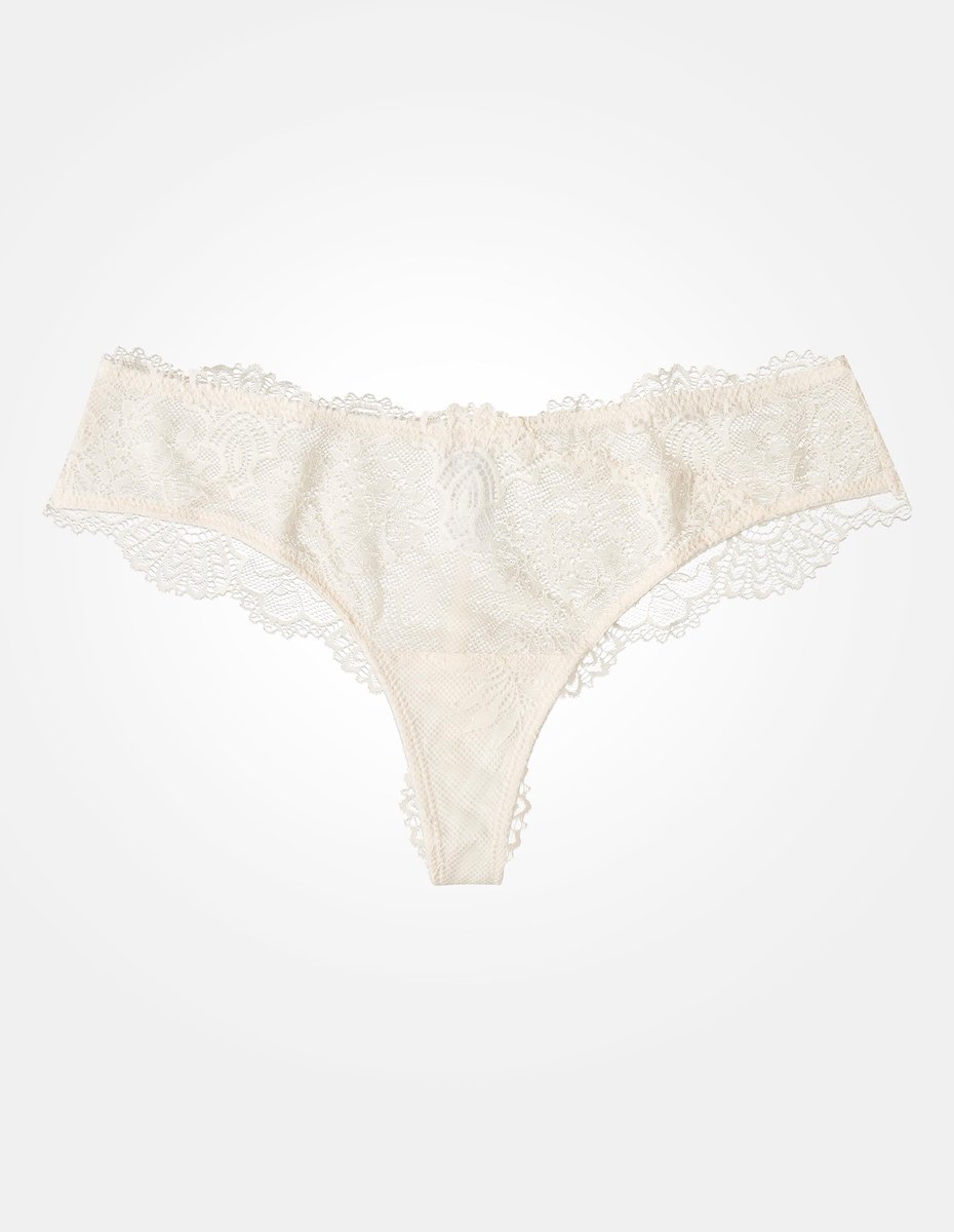 Esotiq Twinkies - String - Beige - Maat S