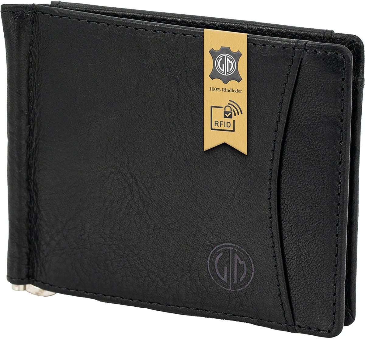 LINDENMANN heren portemonnee RFID - zwart