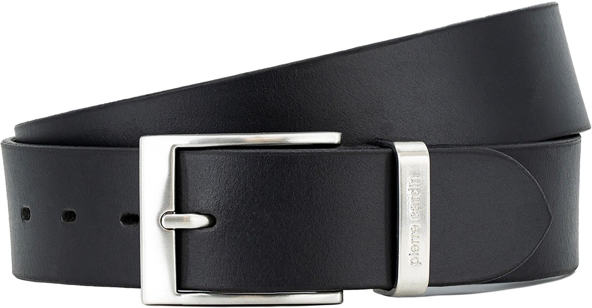 PIERRE CARDIN leren heren riem - zwart