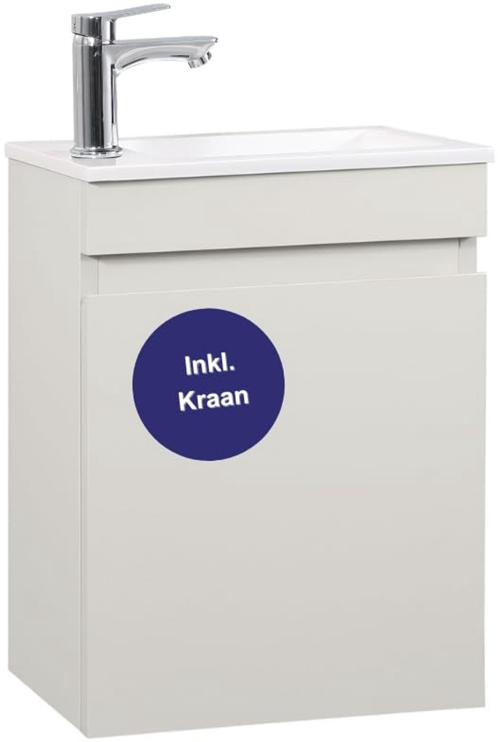 Gastentoilet Wastafelset met Basis Meubel