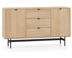 Selsey Heggers – Dressoir met 2 deuren en 3 lades - Mavelie eiken - 150cm