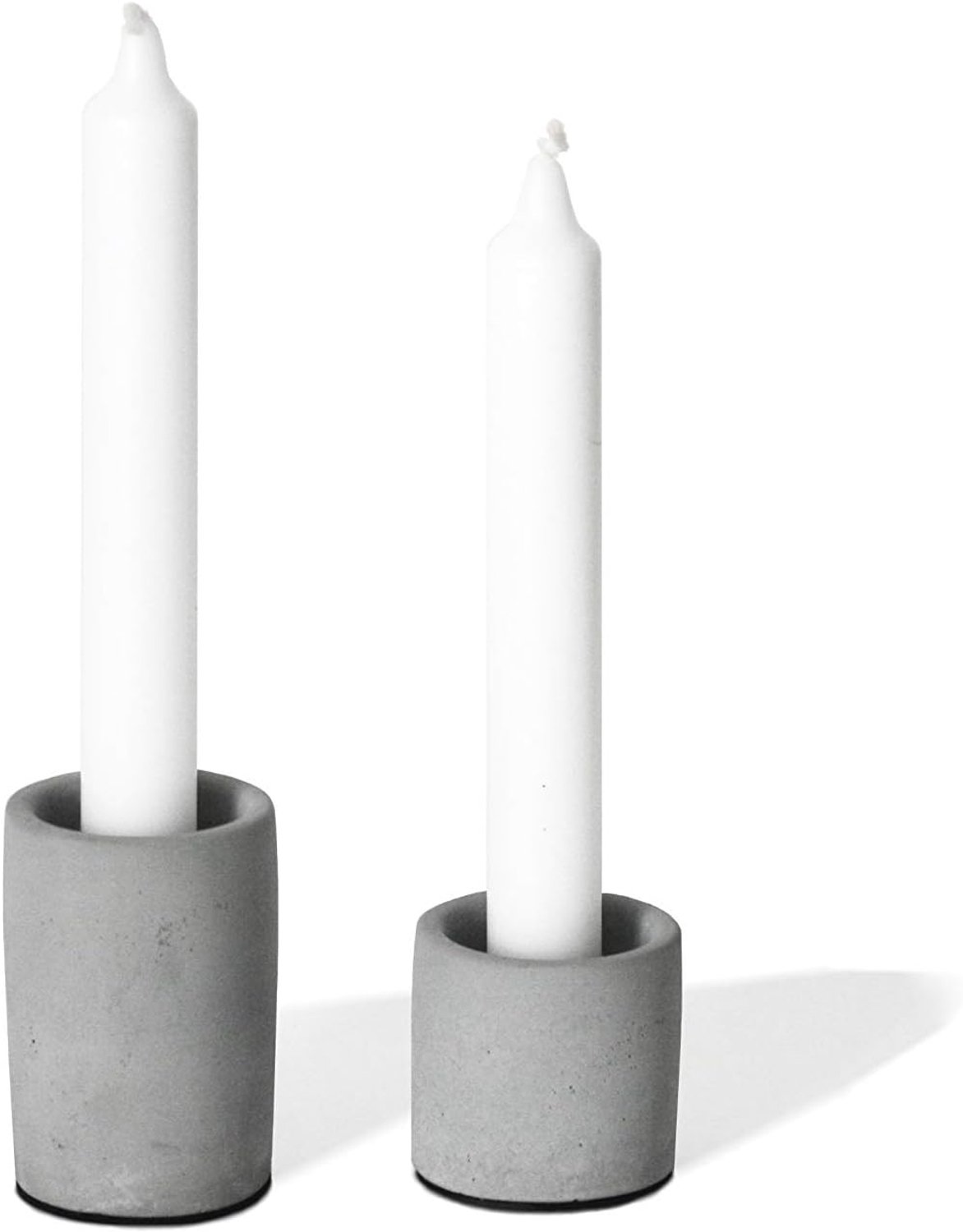 Betonnen Kaarsenhouder Set - Hoog & Laag - Industrieel Design