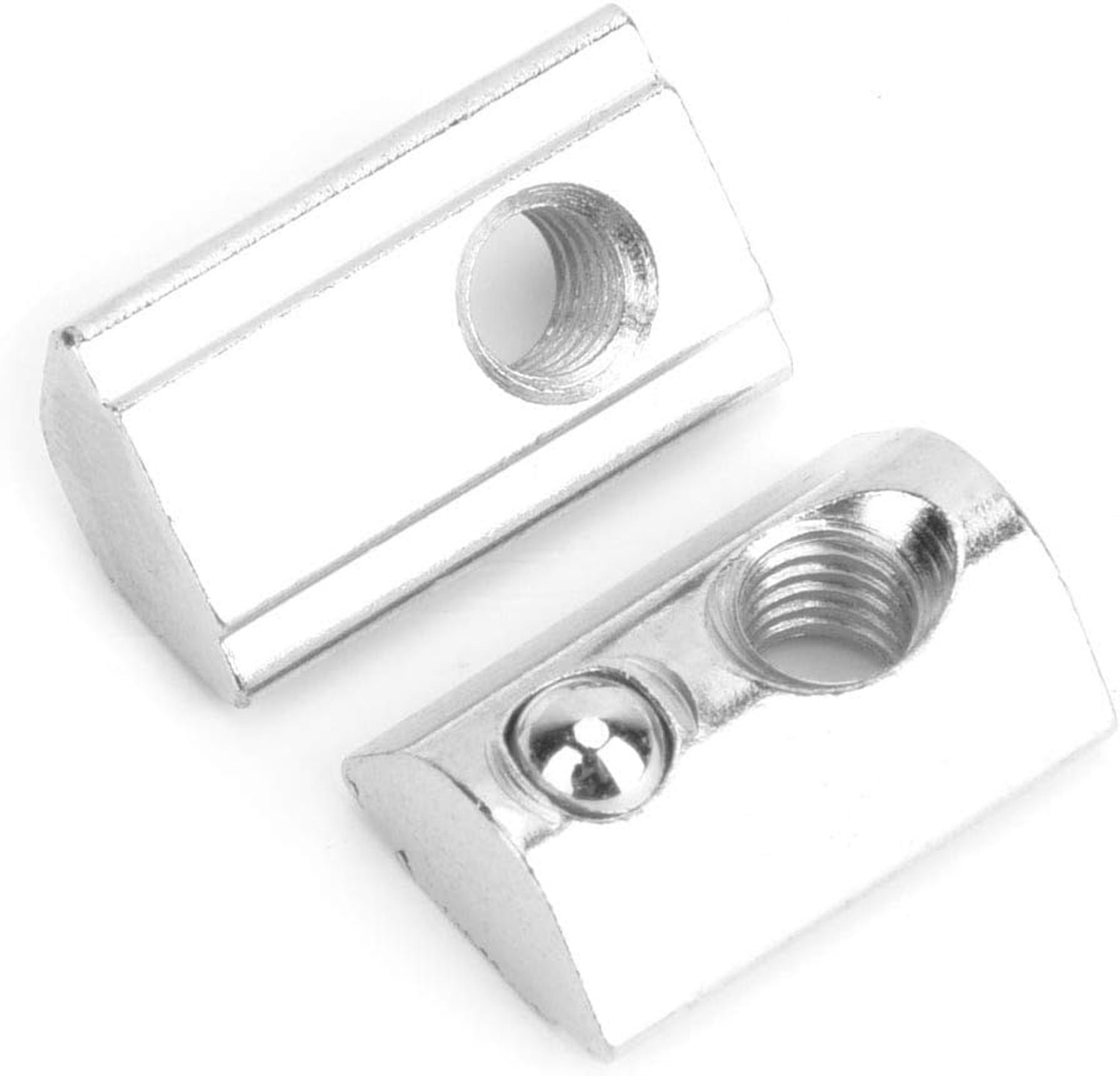 50x T-moeren M6 - Veerbouten voor Aluminium Profielen