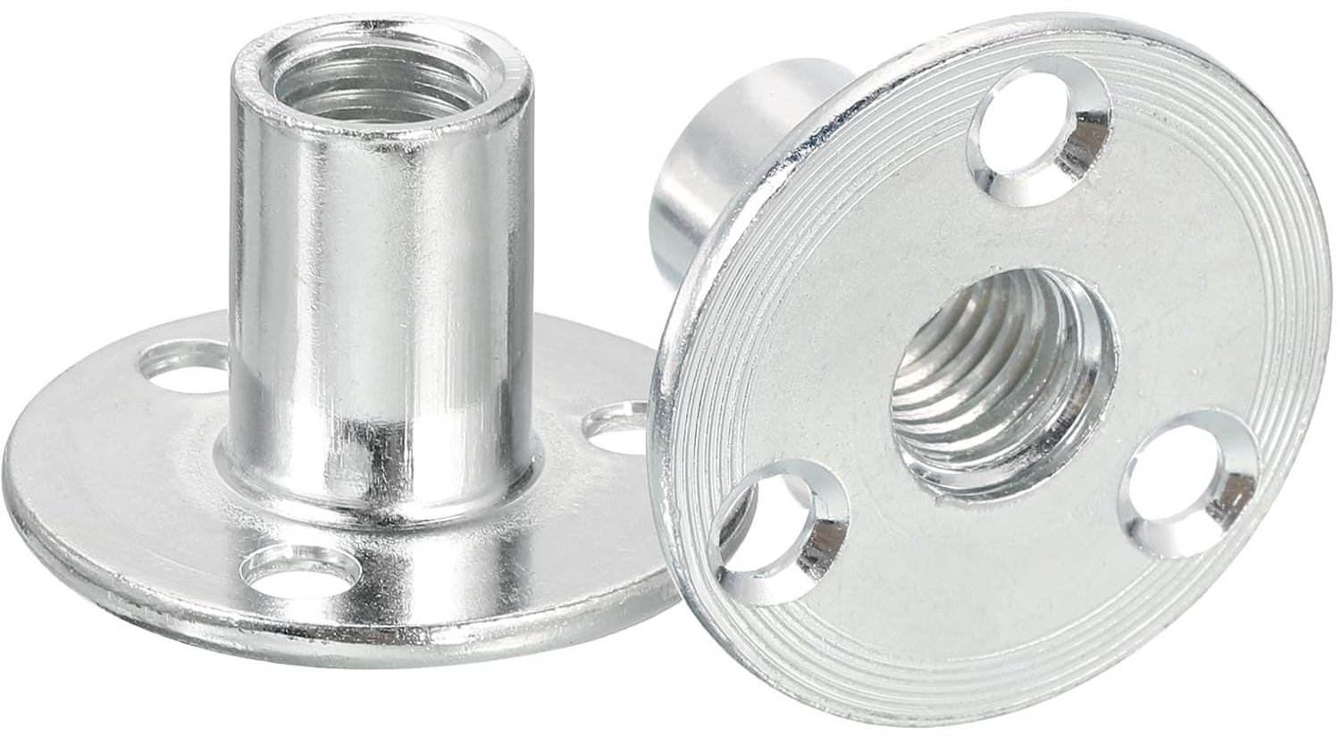 M12 T-Nuts met Ronde Basis, 10 Stuks