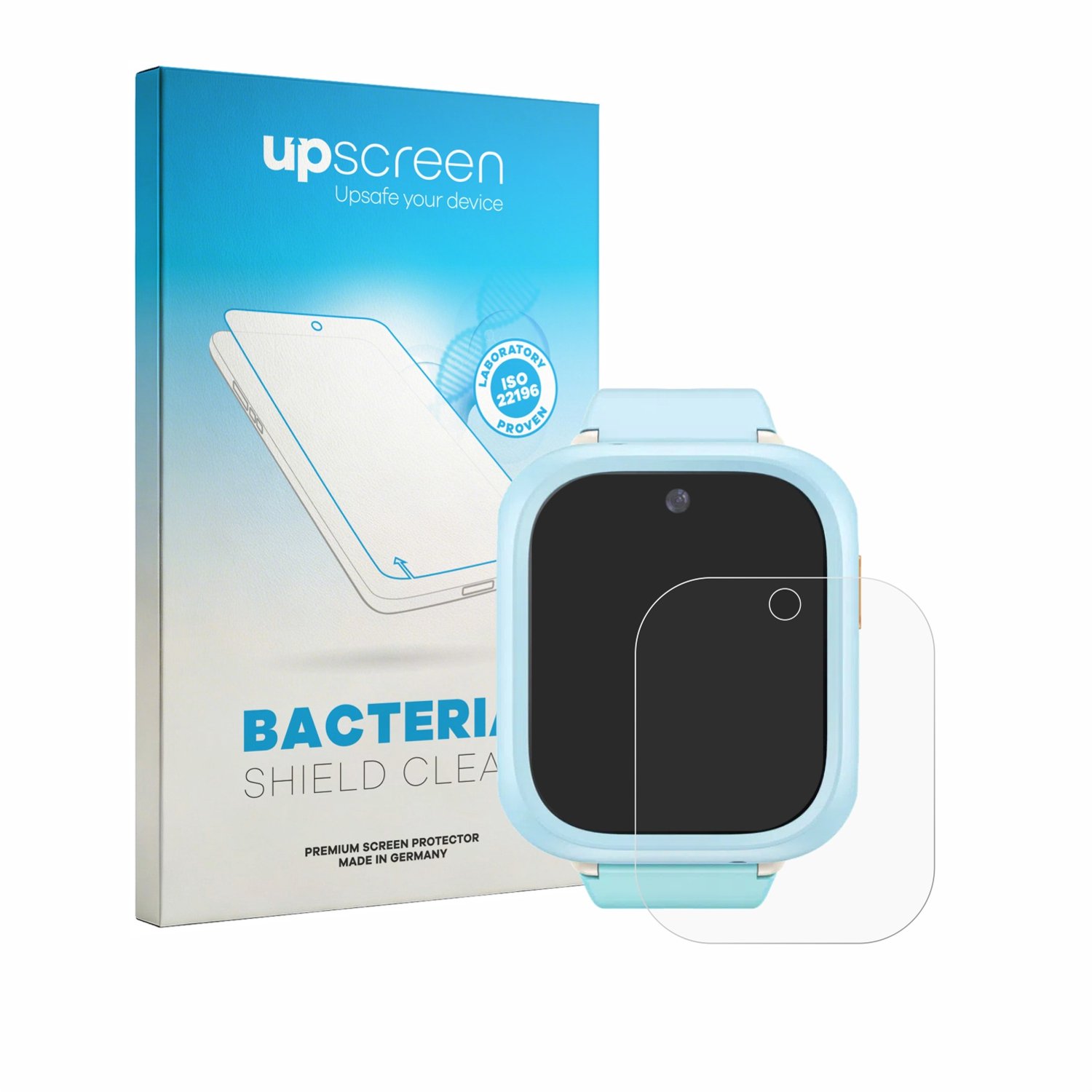 upscreen - Screenprotector voor TCL Kids Watch K5 - Folie Beschermfolie transparant antibacterieel