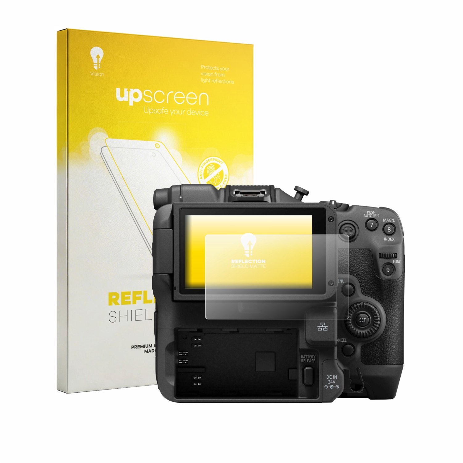 upscreen - Screenprotector voor Canon EOS C80 - Folie Beschermfolie anti glare matte