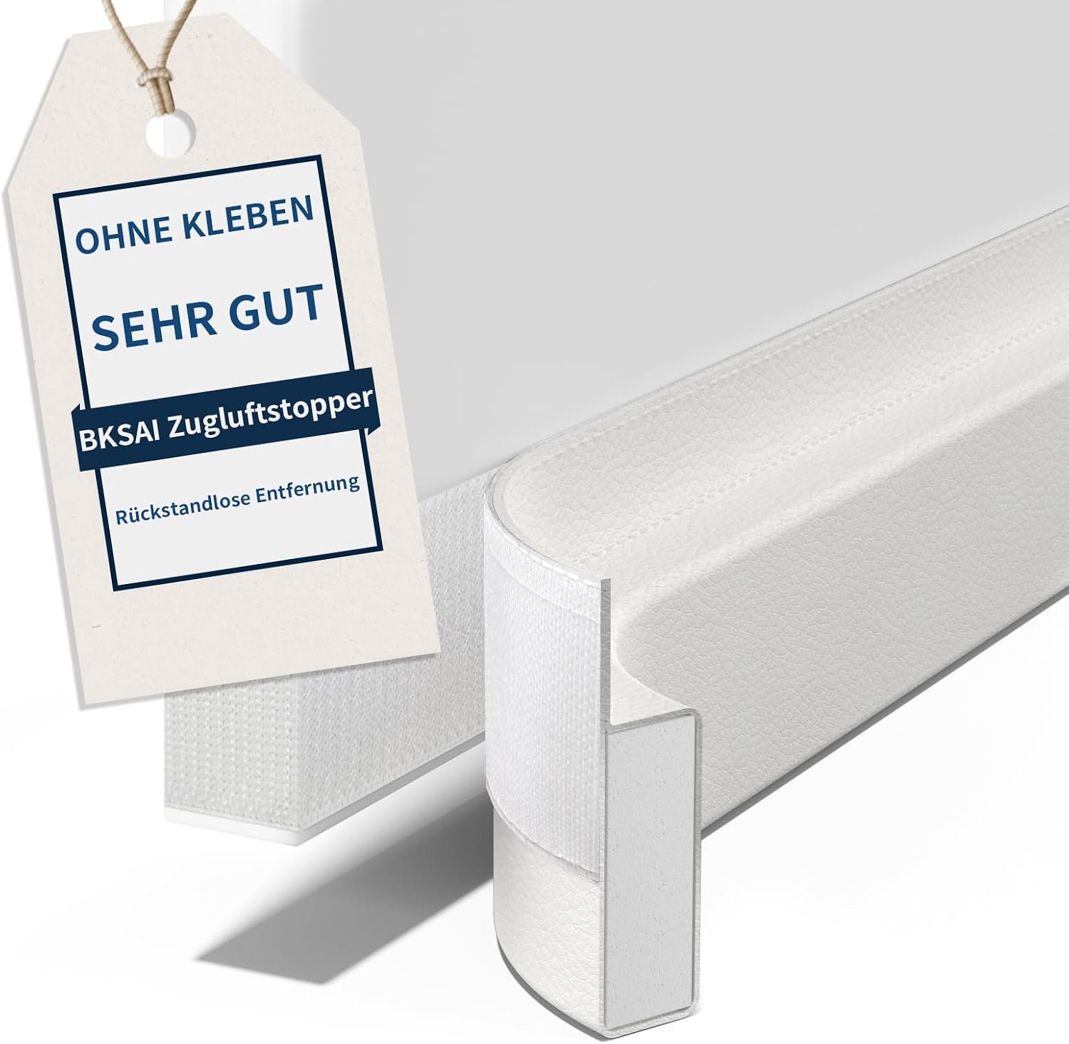 Deurtochtwering 80 cm Wit - Geen Lijm - Isolatie & Geluidsdemping
