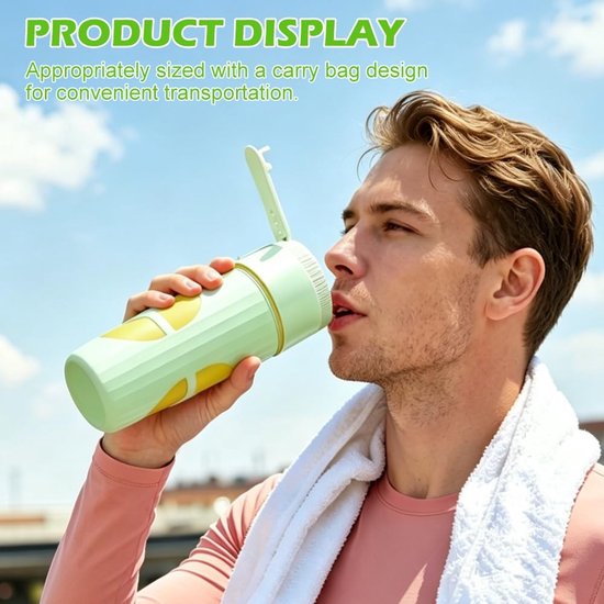 Mini Blender 400ml met 10 Stalen Messen en USB Oplaadbaar — afbeelding 4