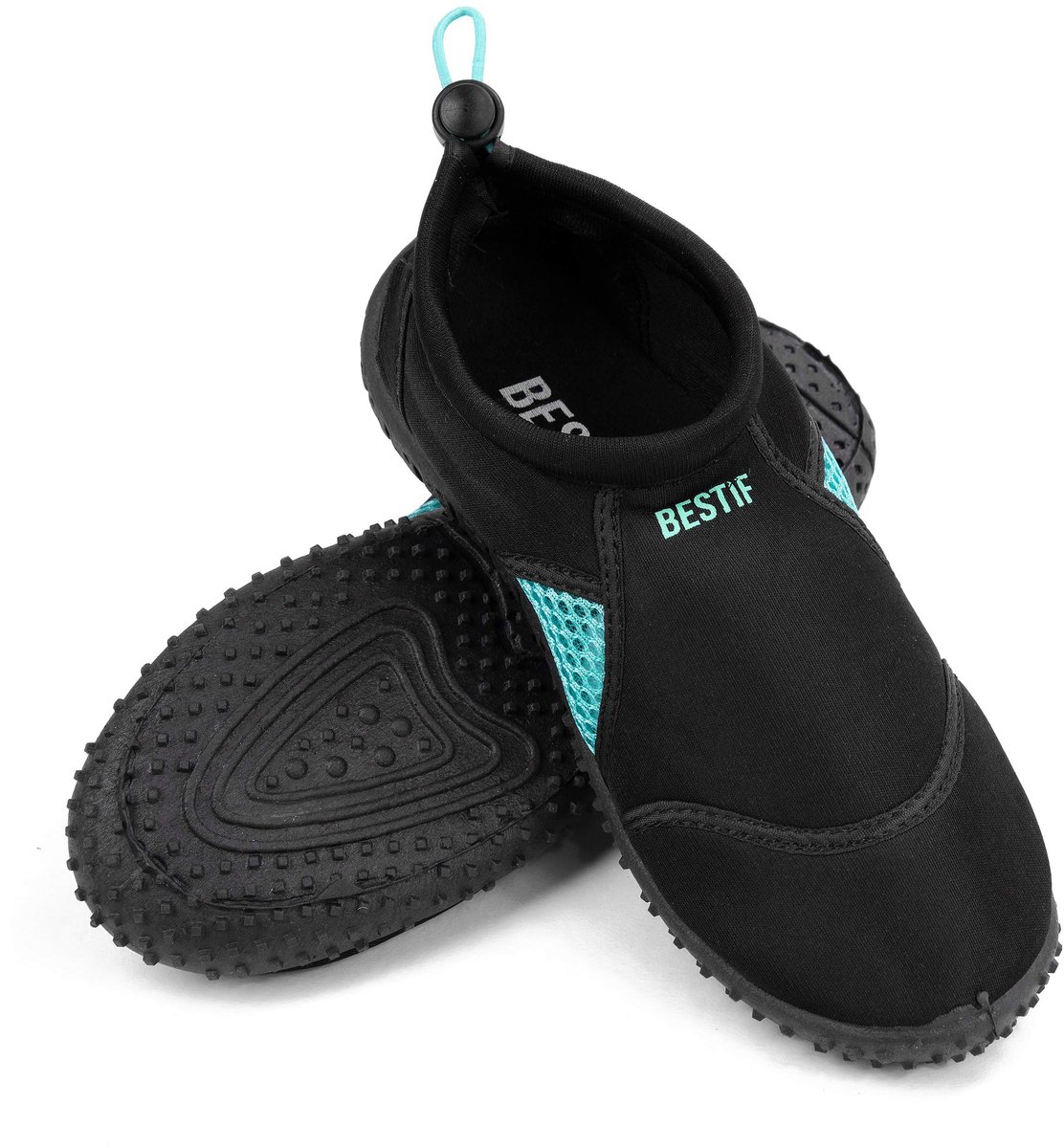 BESTIF Badschoenen heren dames - zwemschoenen neopreen waterschoenen trekkoord - licht en comfortabel - ShopVlot