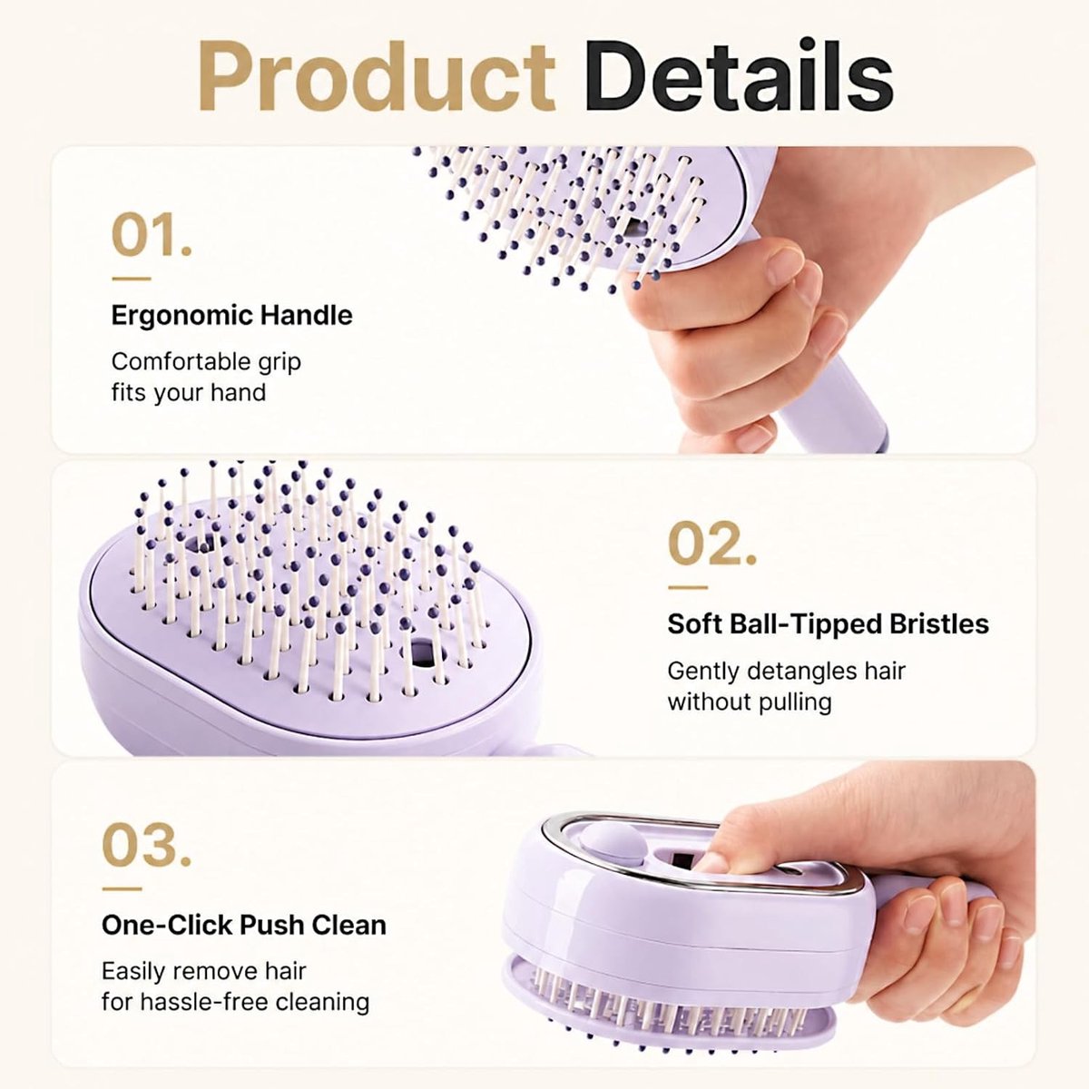 Hoofdhuidmassageborstel met elektrische functie, 3-in-1 haarverzorging, ontspanning en stimulatie