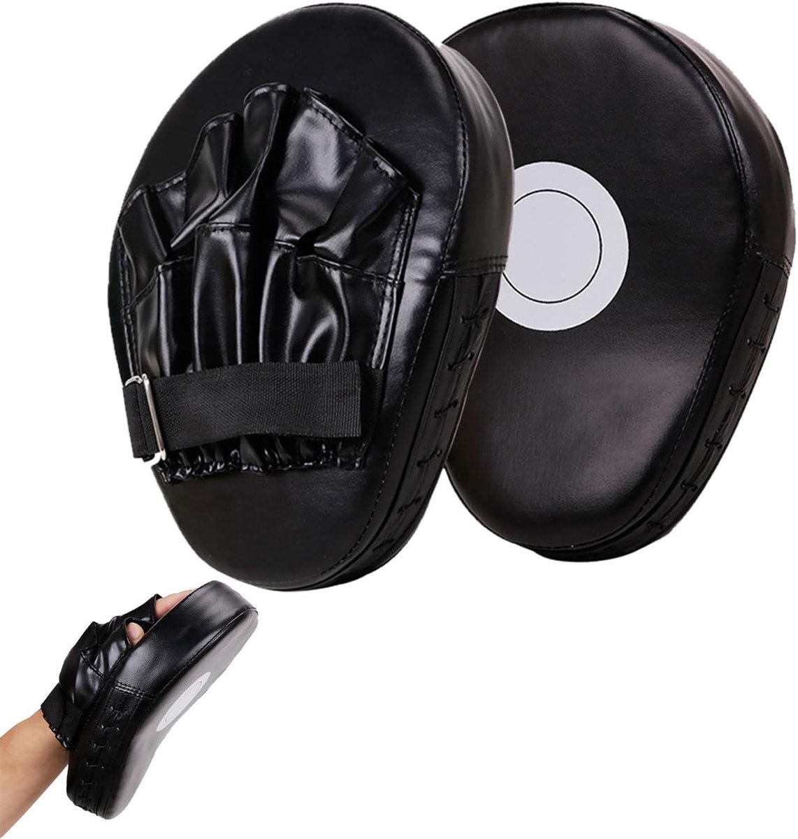 Kickboxing Pads voor Training - Zwarte Battling Pads voor Muay Thai, Karate en Taekwondo - Ideaal voor Vechtkunst en Fitness