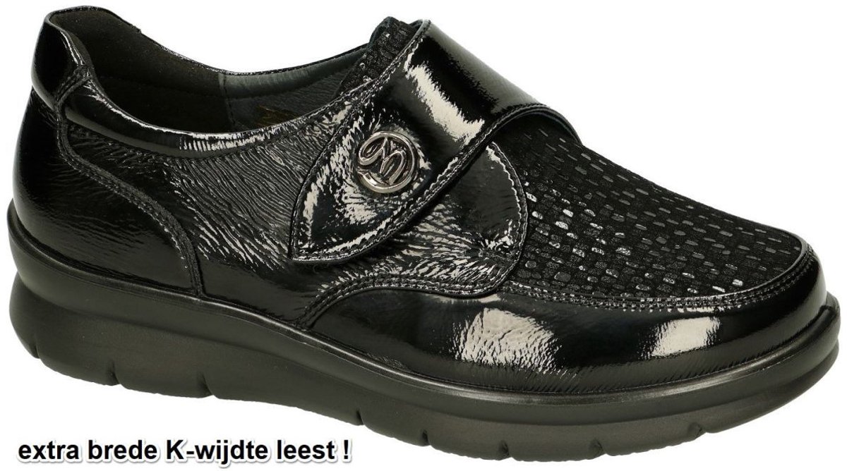 G-comfort -Dames - zwart - ballerina's & mocassins - maat 39