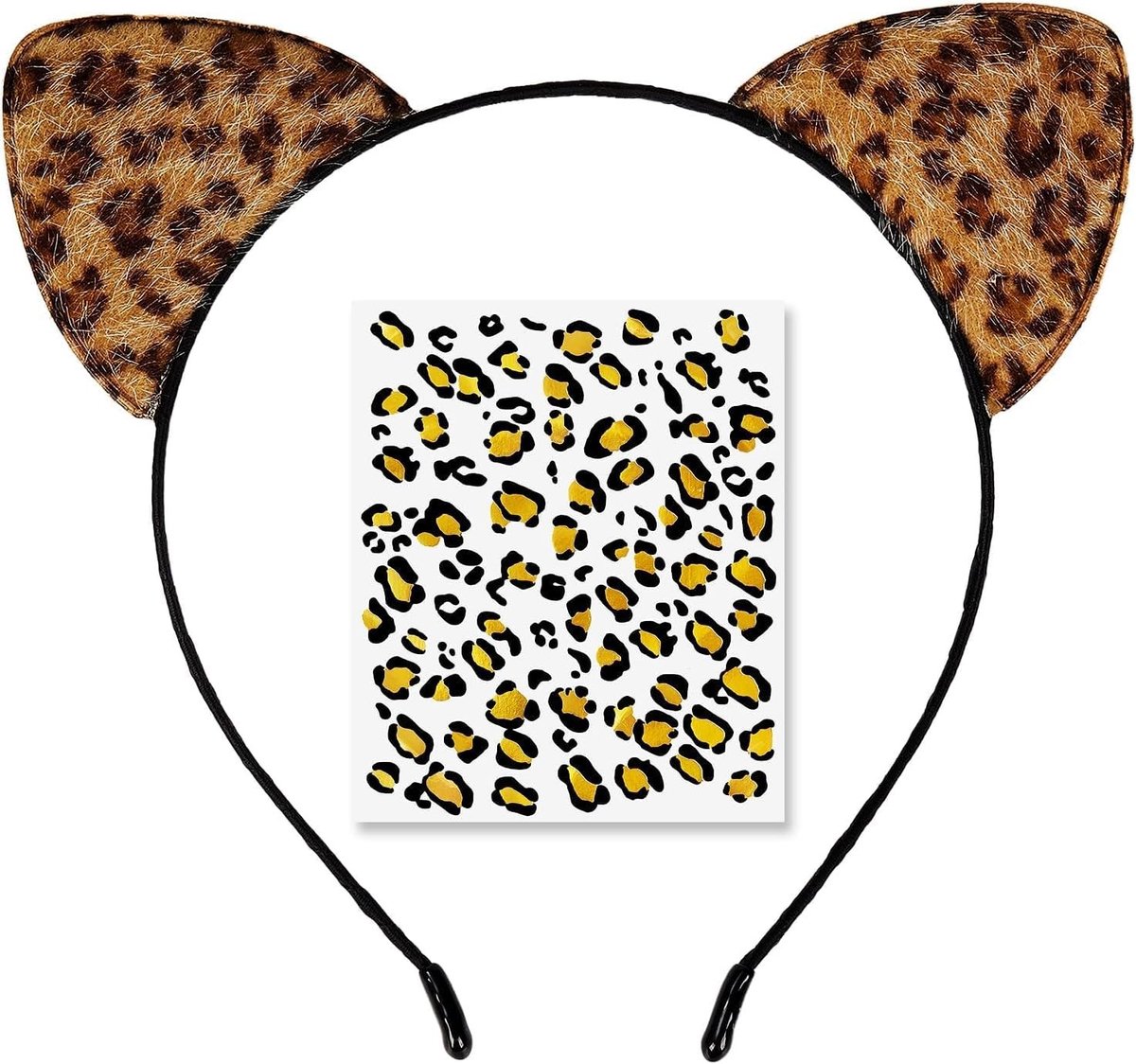 Leopard Oren Cosplay Kostuum Accessoires voor Halloween, Carnaval en Verkleedfeesten met Dierenthema