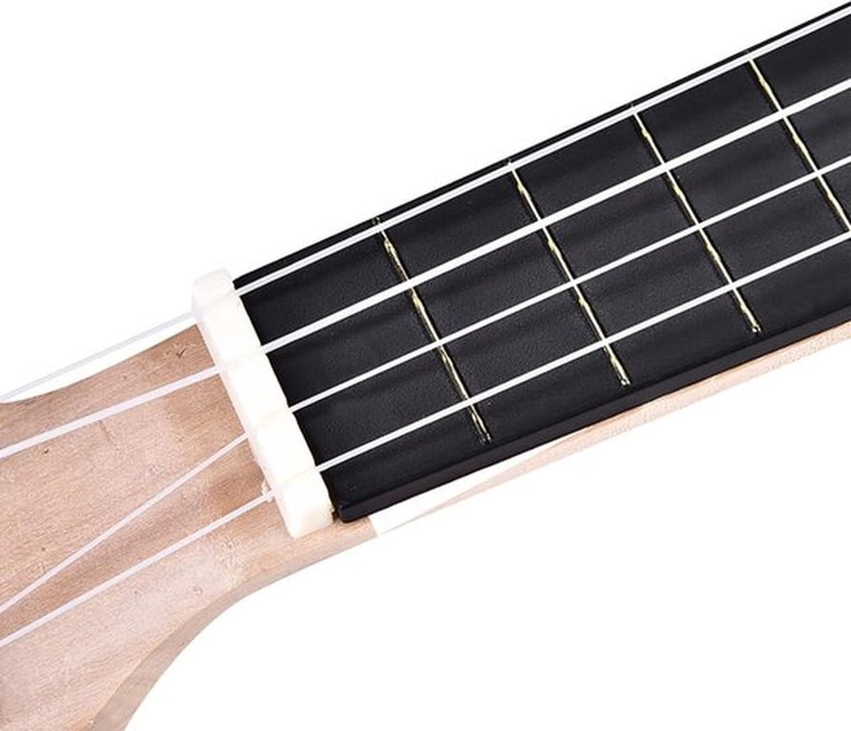 DIY Ukelele Bouwpakket - 21 Inch van Basswood met 4 Snaren - Voor Kinderen en Volwassenen - Knutselproject voor Kunstliefhebbers