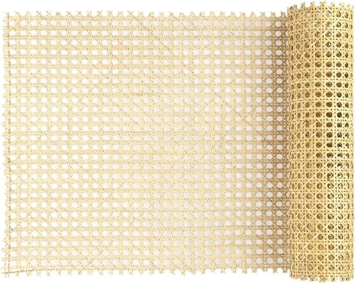 14 Inch Brede Rieten Band, Natuurlijke Vierkante Rieten Weaving voor Tanning Projecten en Creatieve DIY Klussen (40 Inch)