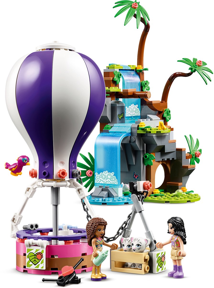 LEGO Friends Tijger reddingsactie met luchtballon in jungle 41423 — afbeelding 5