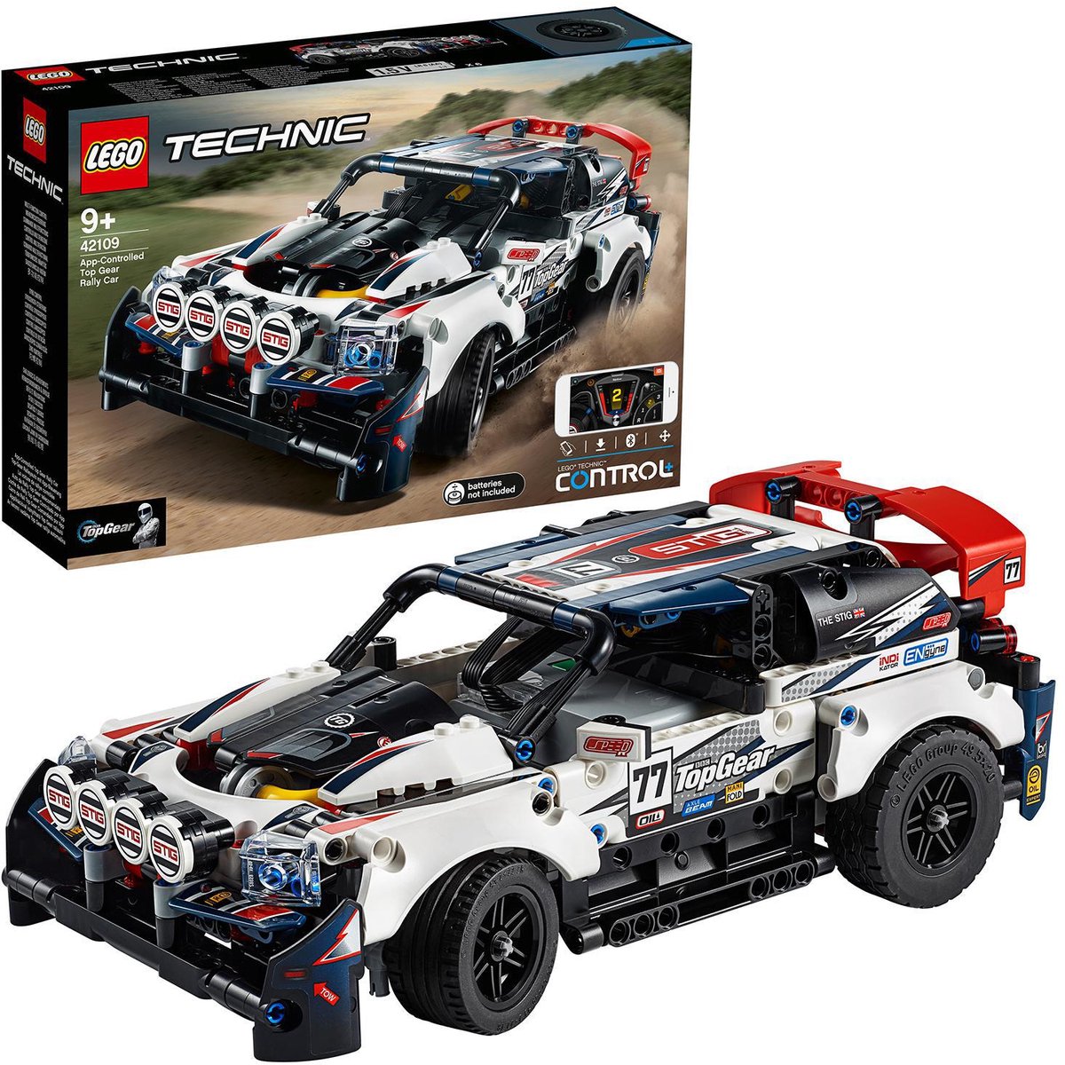 LEGO Technic App-Controlled Top Gear Rally Car 42109 — afbeelding 4