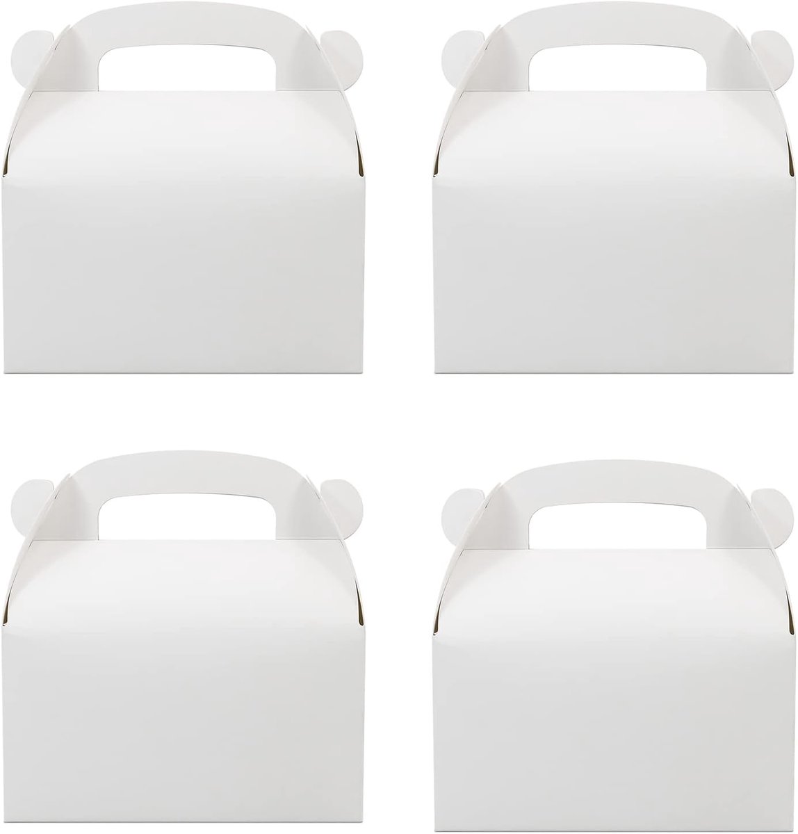 30-delige witte geschenkdoos voor feestjes, geschenkdoos van papier