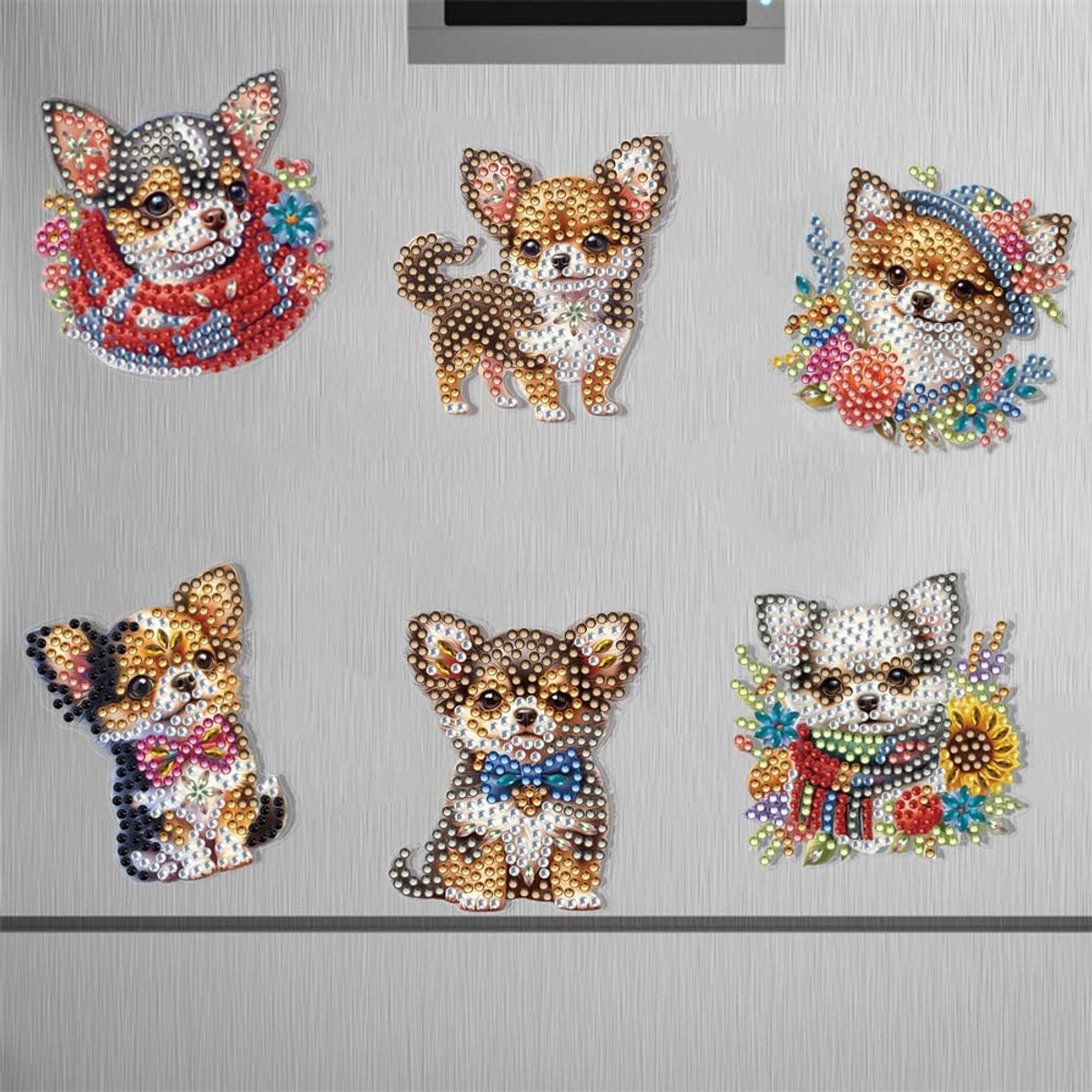 Koelkastmagneten - Set van 6 - IJzer