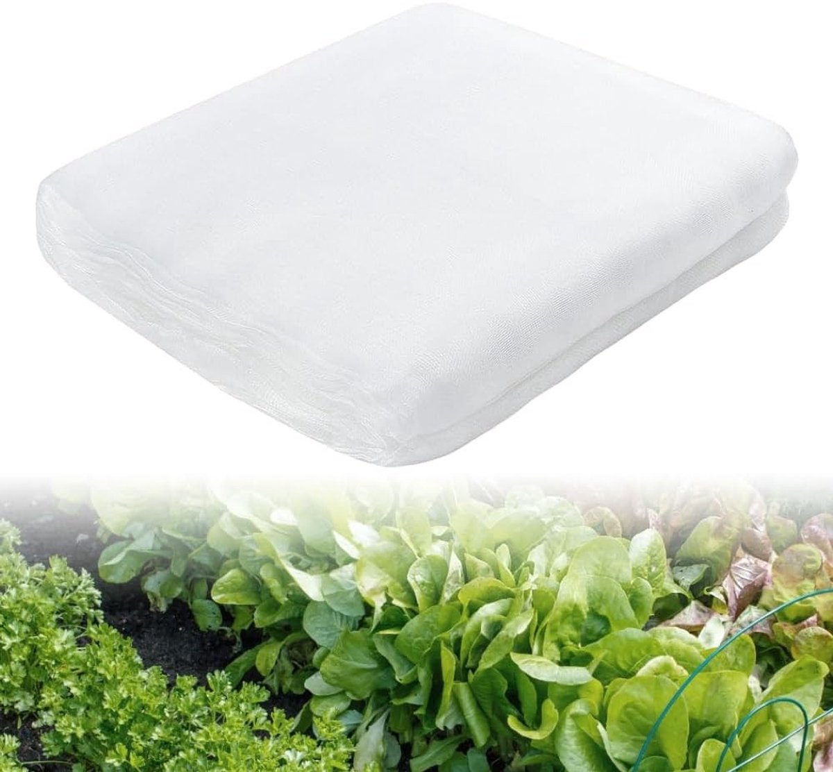 Insectennet 3 x 6 m voor Groenten - Bescherming tegen Insecten, Vogels en Plantenplagen in de Tuin