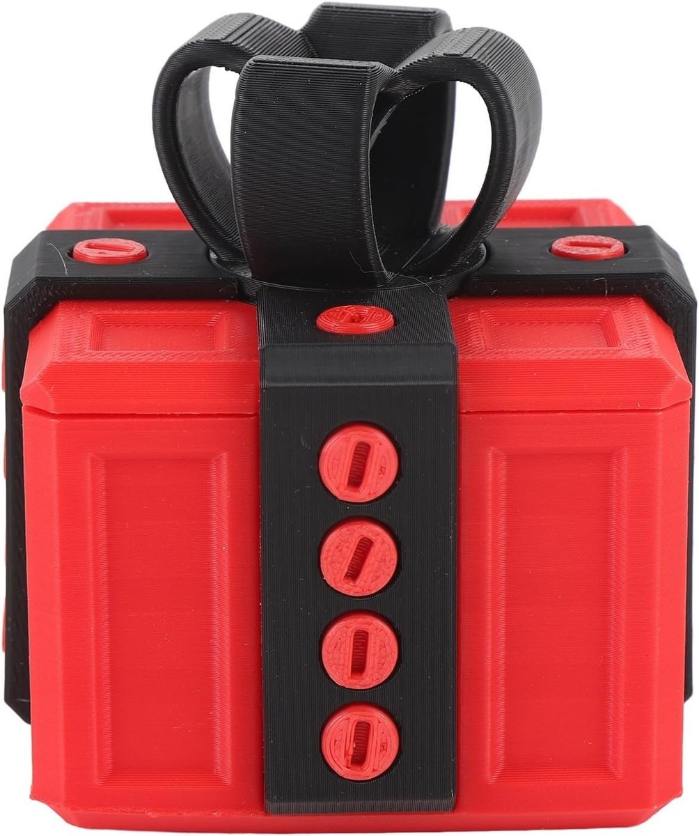Vervelende Cadeaudoos voor Grappen en Grapspeelgoed, Praktische Puzzelstijl Organizer voor Verjaardagen en Feestdagen, 8 X 7 Cm