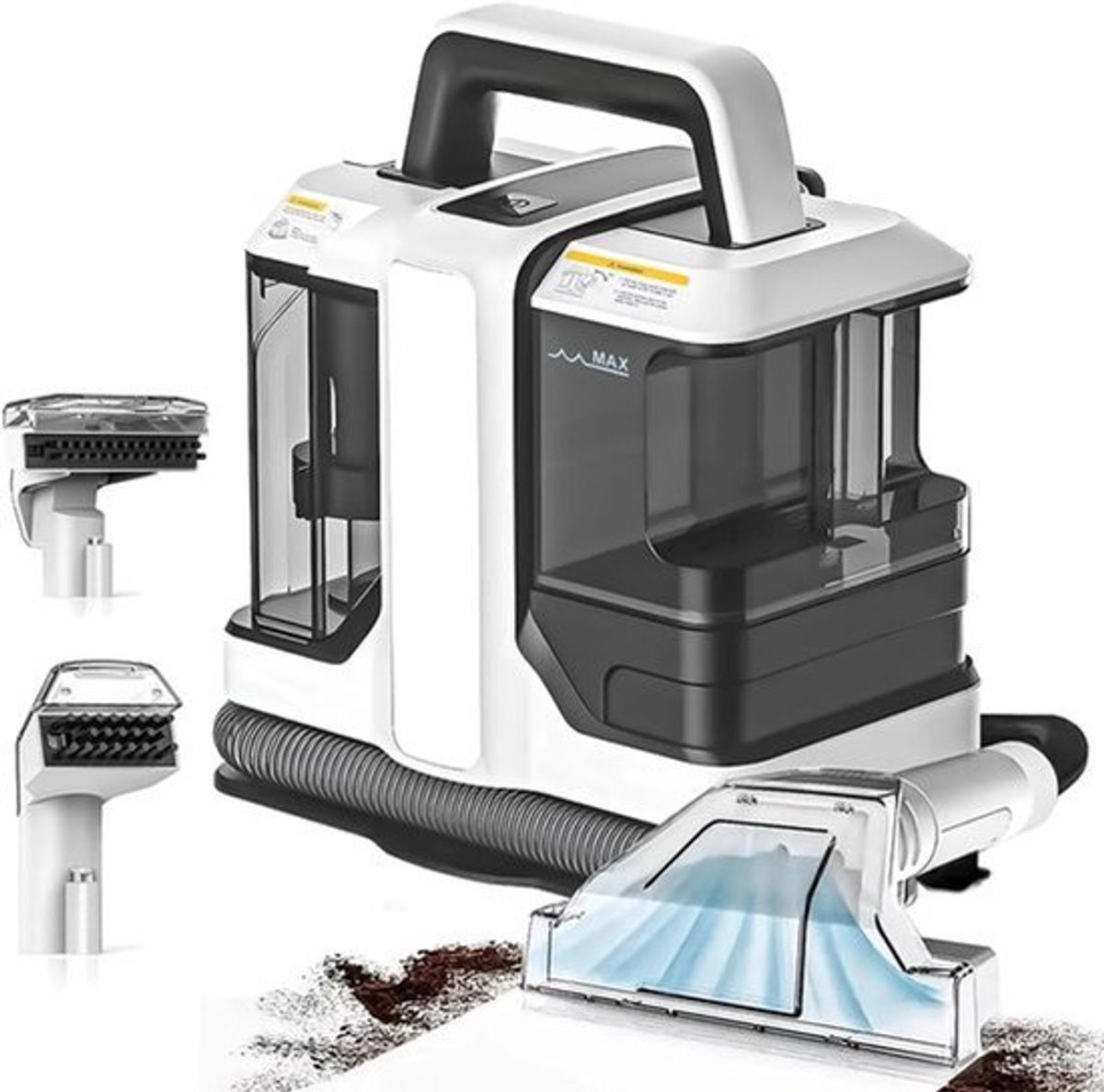 Draagbare Tapijtreiniger Enige Uitvoering - 750W Vermogen - 15KPa Zuigkracht - Voor Autobekleding En Dierenhaar - Spot Cleaner Machine
