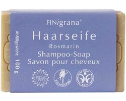 Zwevende zeephouder met magneet - haarzeep 100g - rozemarijn - voor zachte en milieuvriendelijke reiniging - m-winkel