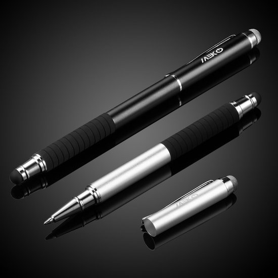 3-in-1 Stylus Pen met Balpen en Fiber Tip voor Alle Touchscreens — afbeelding 2