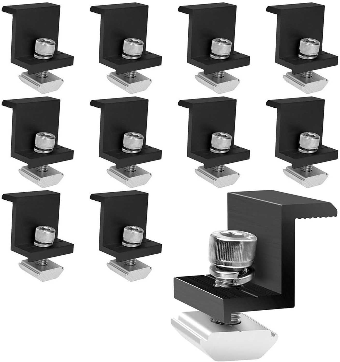 10 Stuks Zonnepaneel Module Klemmen voor Montage