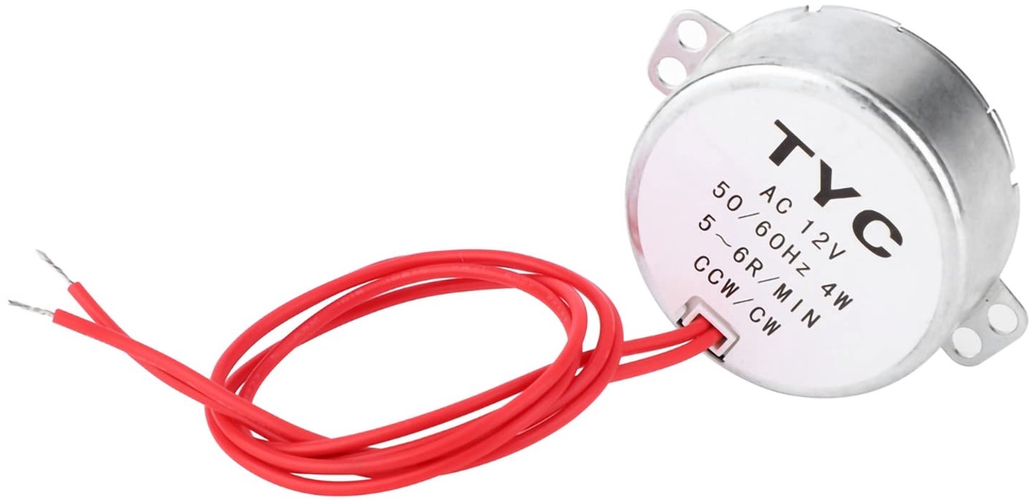 Synchronous Motor - 12V Motor - Reversibel en Stil - 4W Vermogen - Voor Handgemaakte Projecten - Innovatief Ontwerp - Geschikt voor DIY P...