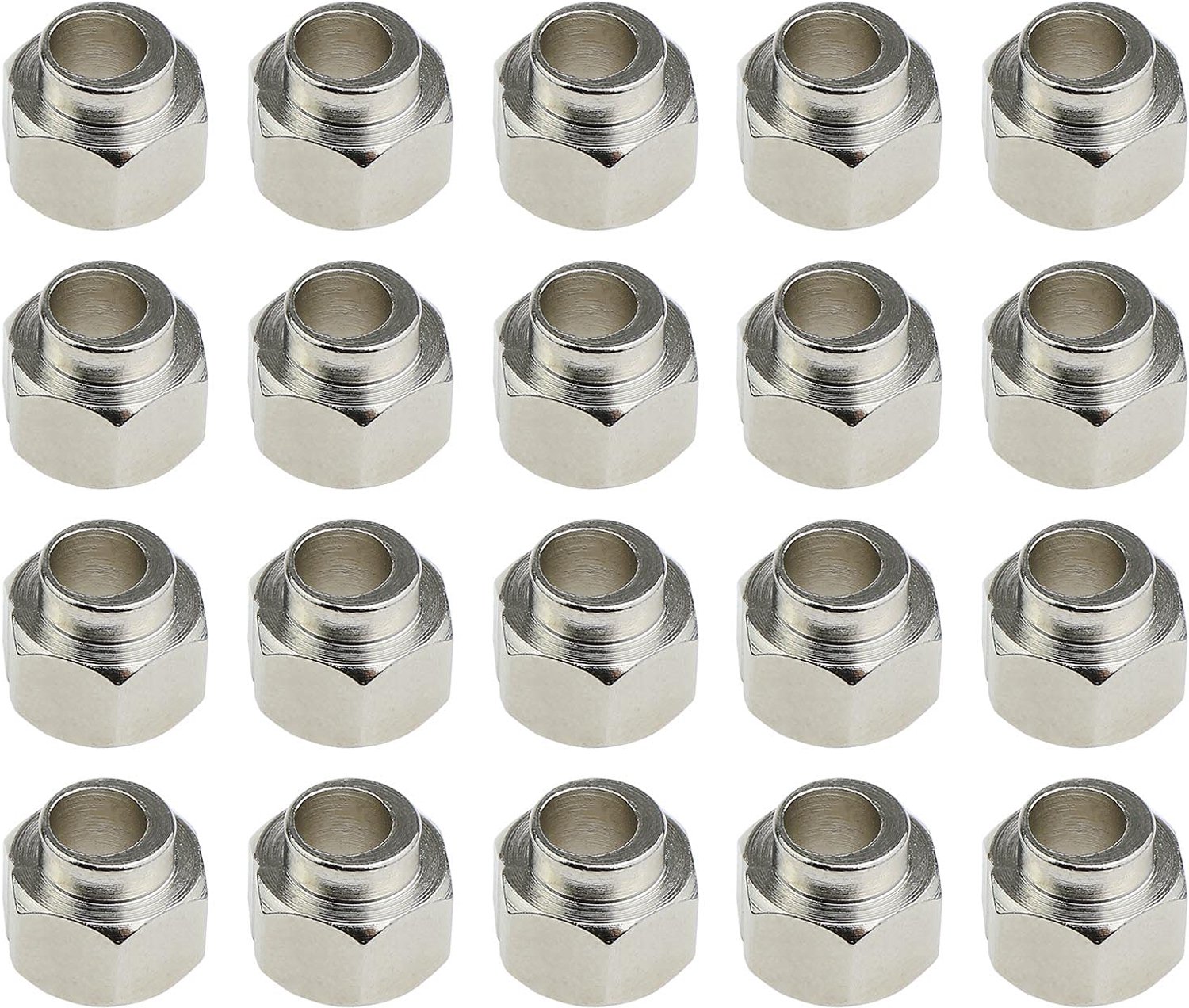 Excentrische Spacers 20 Stuks - 5 mm Binnendiameter - Koolstofstaal Vernikkeld - Geschikt voor 3D-printer/CNC - Duurzaam en Lichtgewicht - Eenvoudige Installatie - Afstandhouders