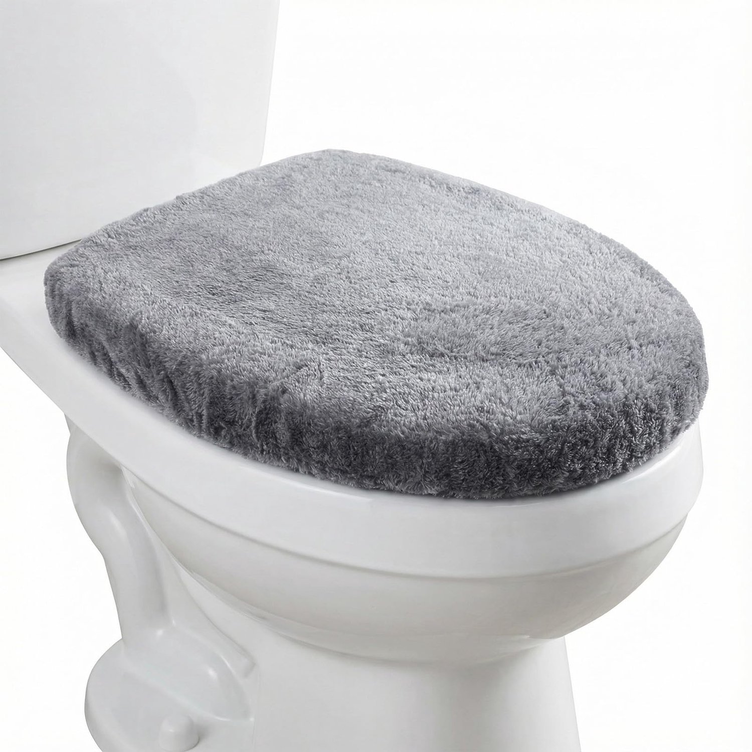 WC-Dekselhoes Perfecte Pasvorm - Toiletdekselhoes - Zachte Fluwelen Hoes - Bescherming - 38 x 29 cm - 1 Stuk - Toiletbrilhoes