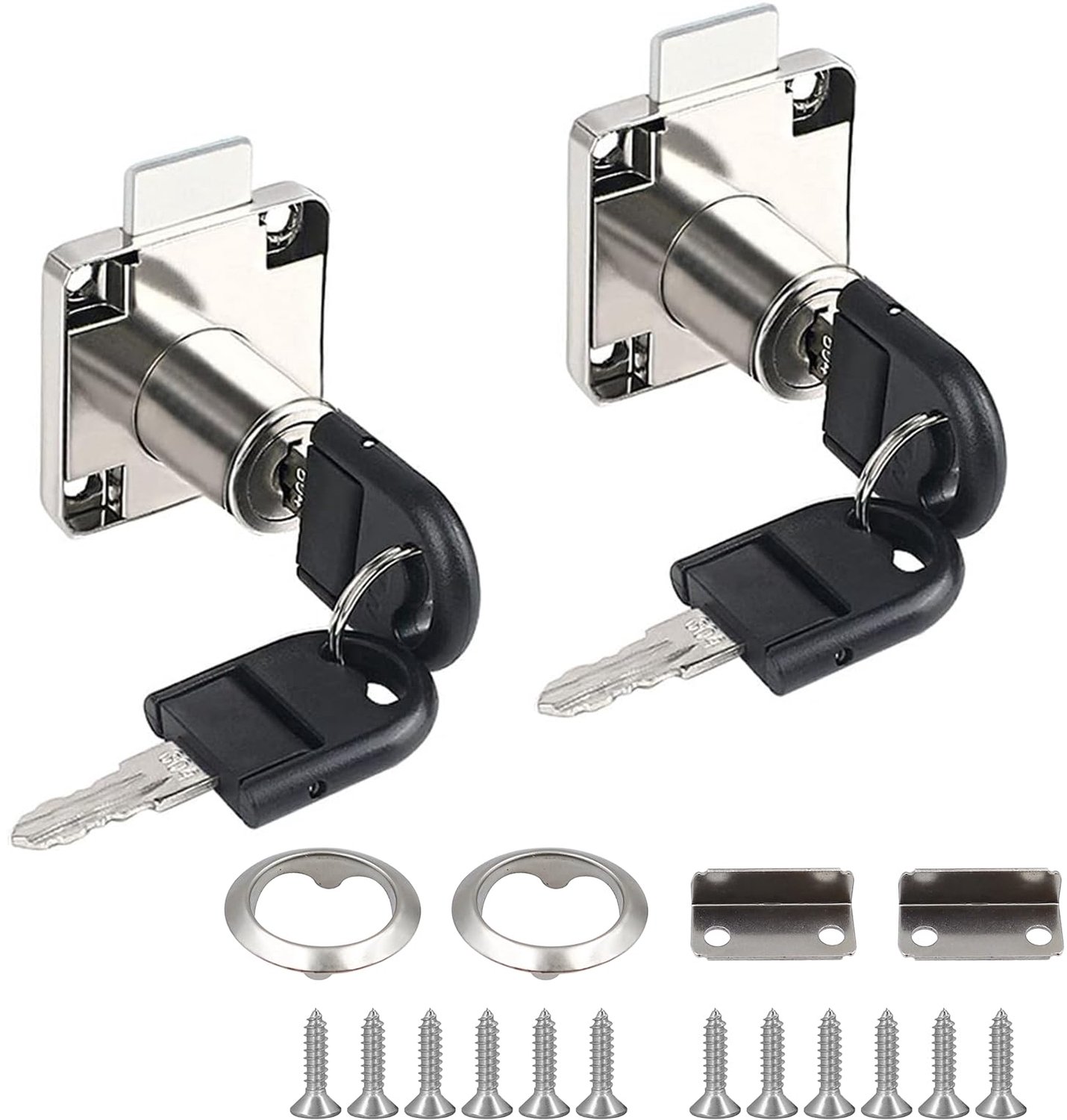 Set van 2 Universele Ladesloten met Sleutels