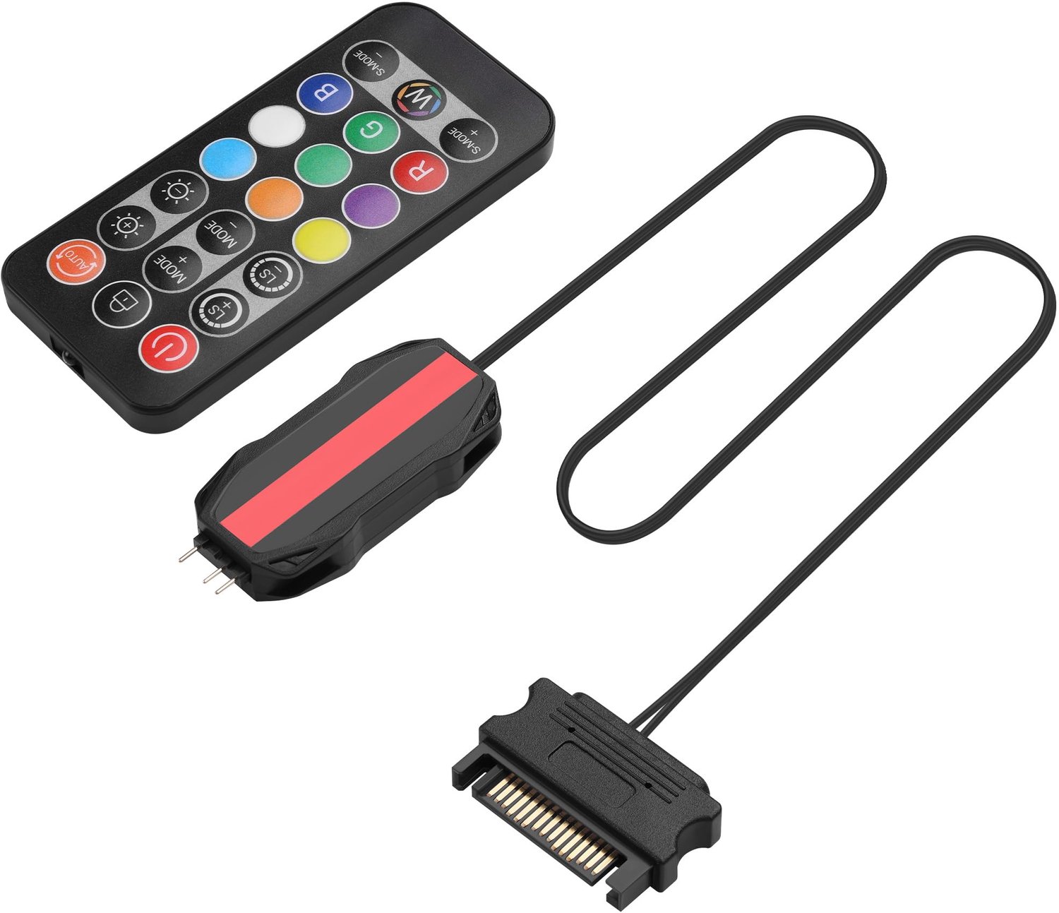 ARGB LED Controller met IR Afstandsbediening