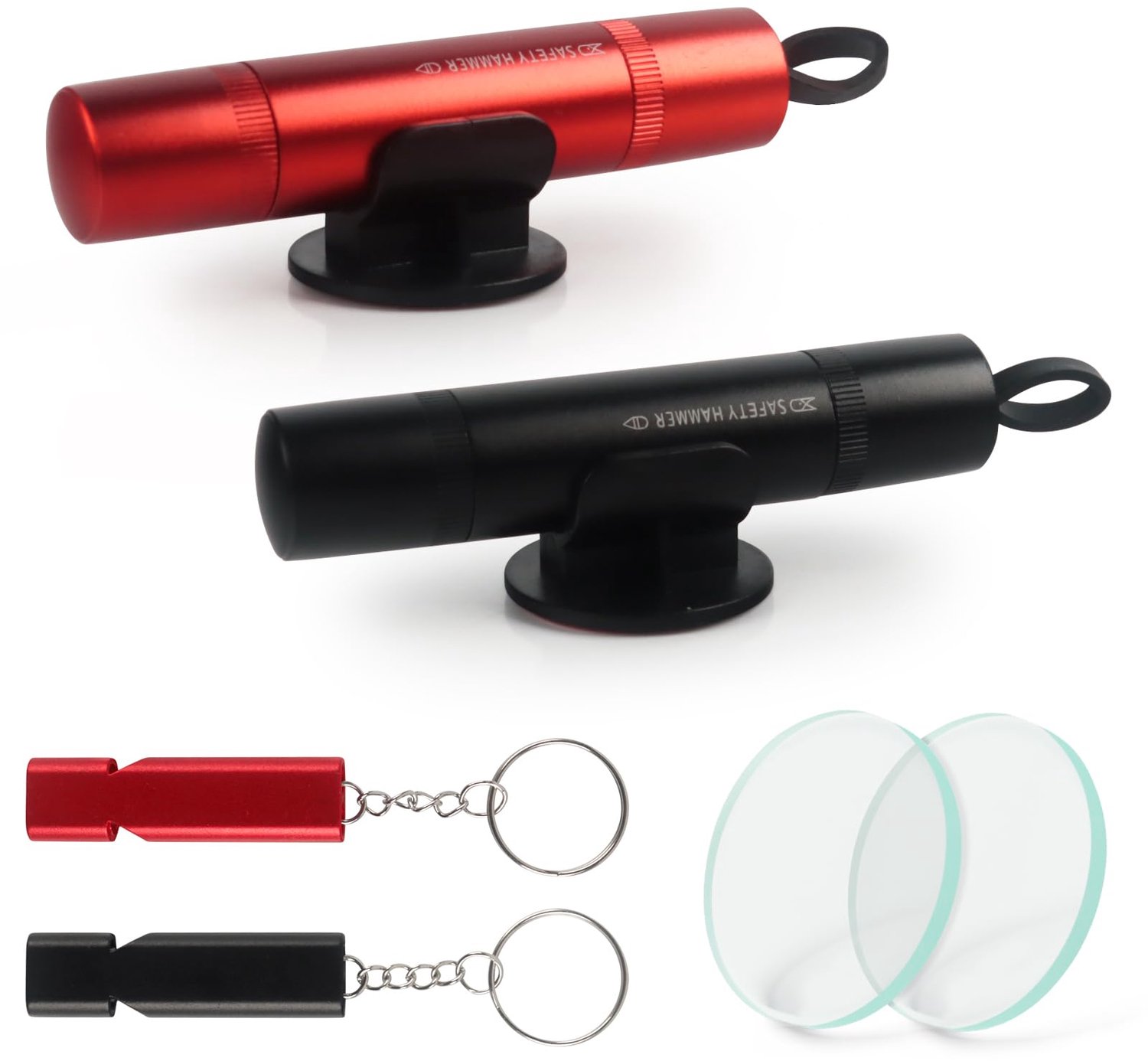 Set van 2 Multifunctionele Auto Veiligheidshamers