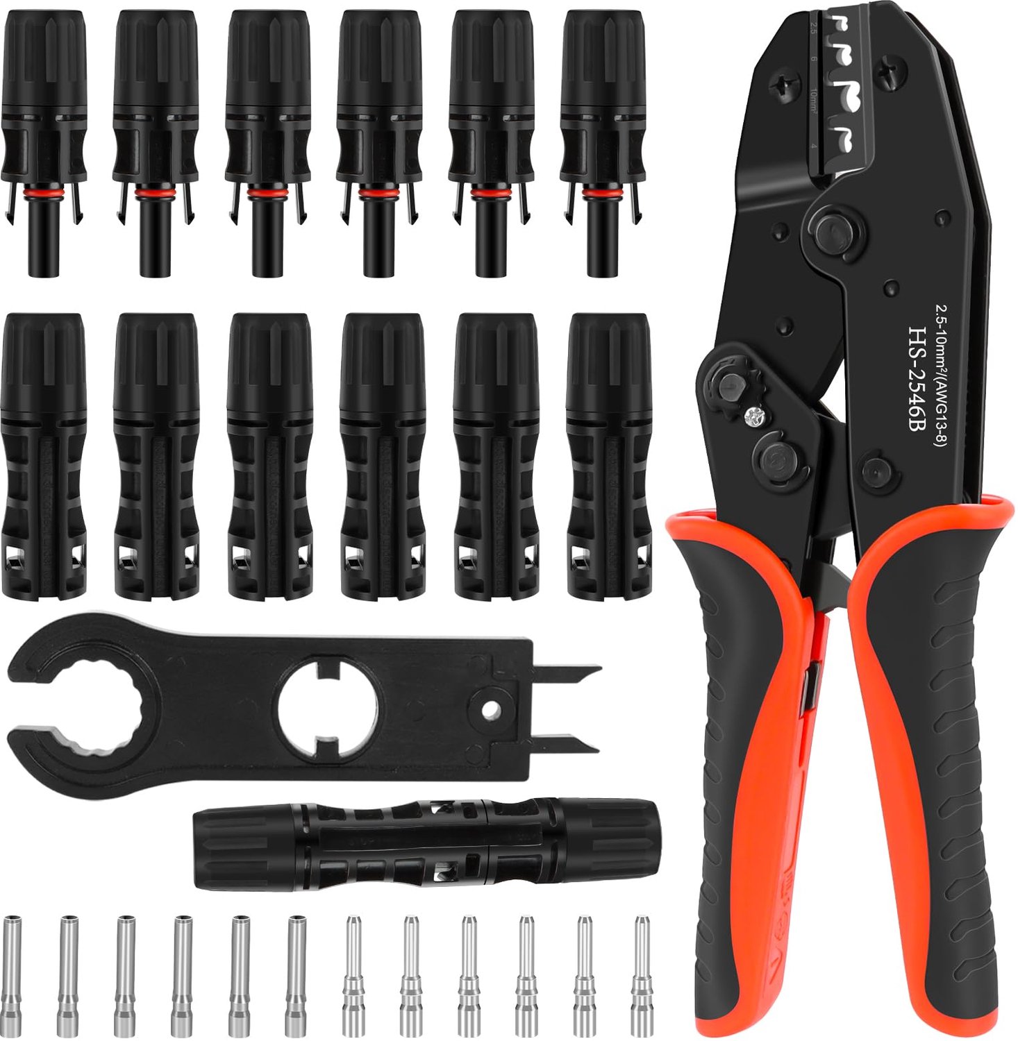 Solar Krimptang Set voor 10mm² Zonnepaneel Kabel