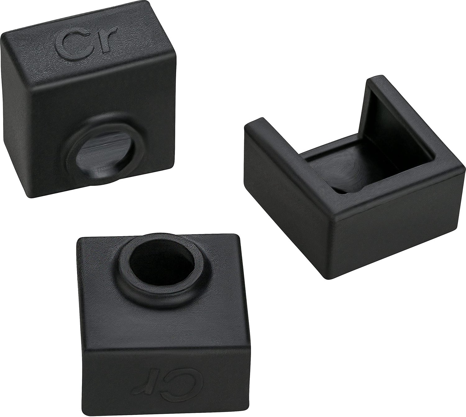 3x Verwarmblok Silicone Sokken voor Isolatie - Geschikt voor Diverse 3D Printers