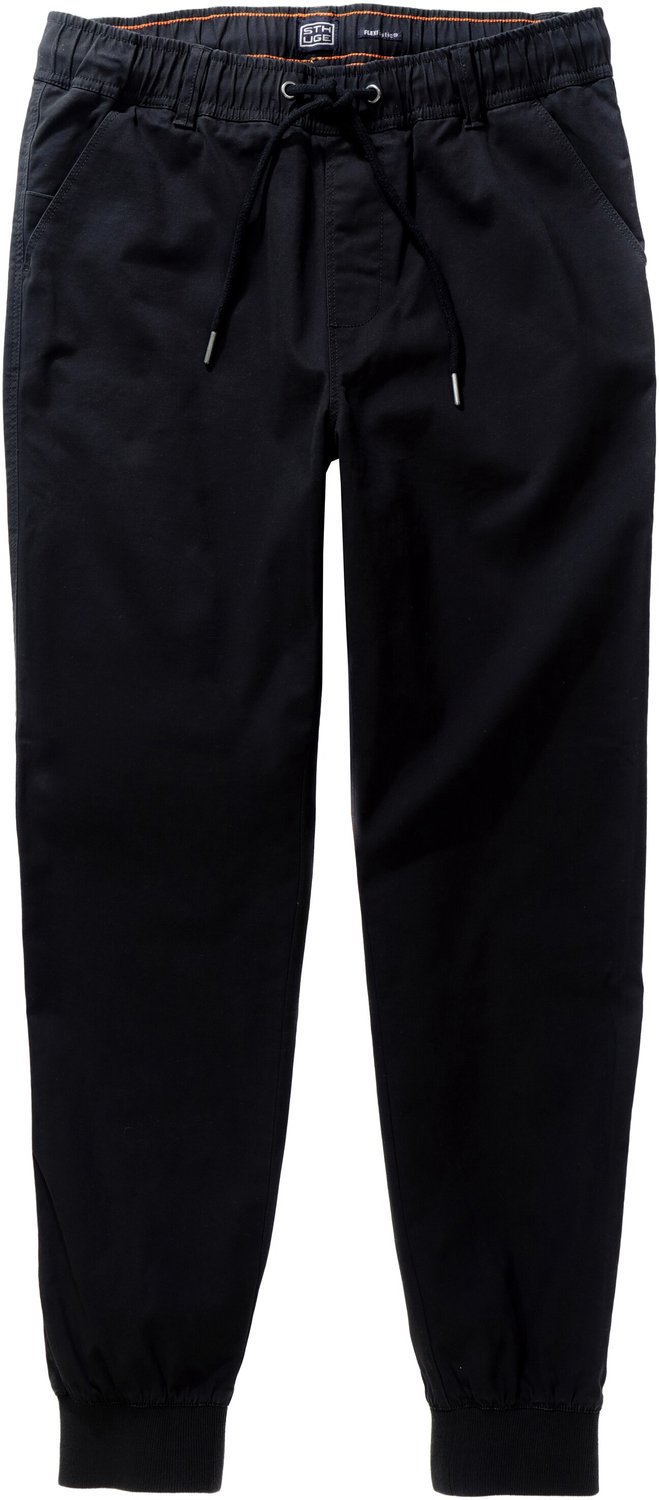 STHUGE - Heren - herencomfortbroek modern fit - Zwart - Maat 4XL