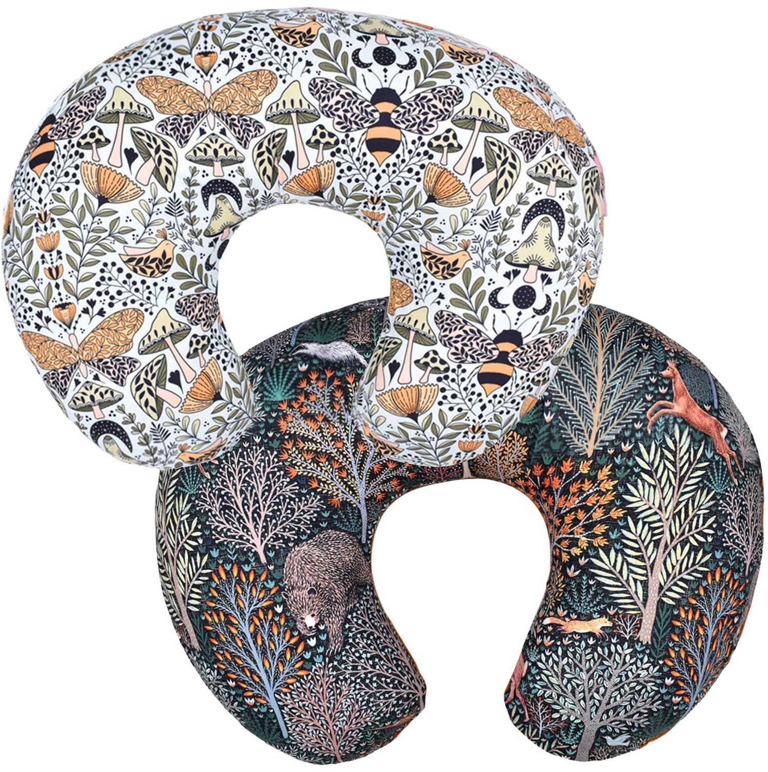 Set van 2 U-vormige Borstvoedingskussen Covers voor Baby's