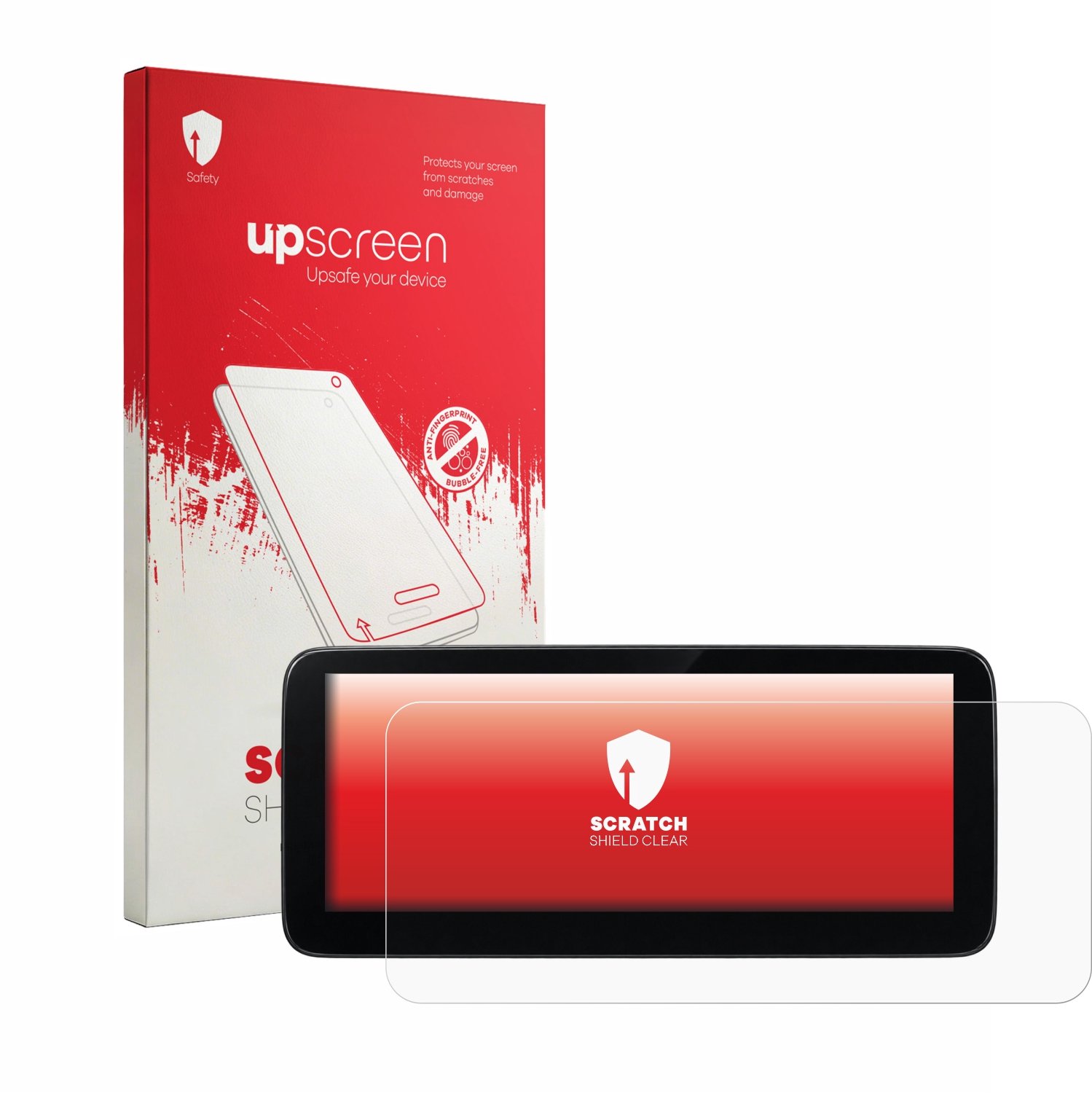 upscreen - Screenprotector voor Mercedes-Benz V-Class W447 2019-2024 MBUX 10.25" - Folie Beschermfolie transparant