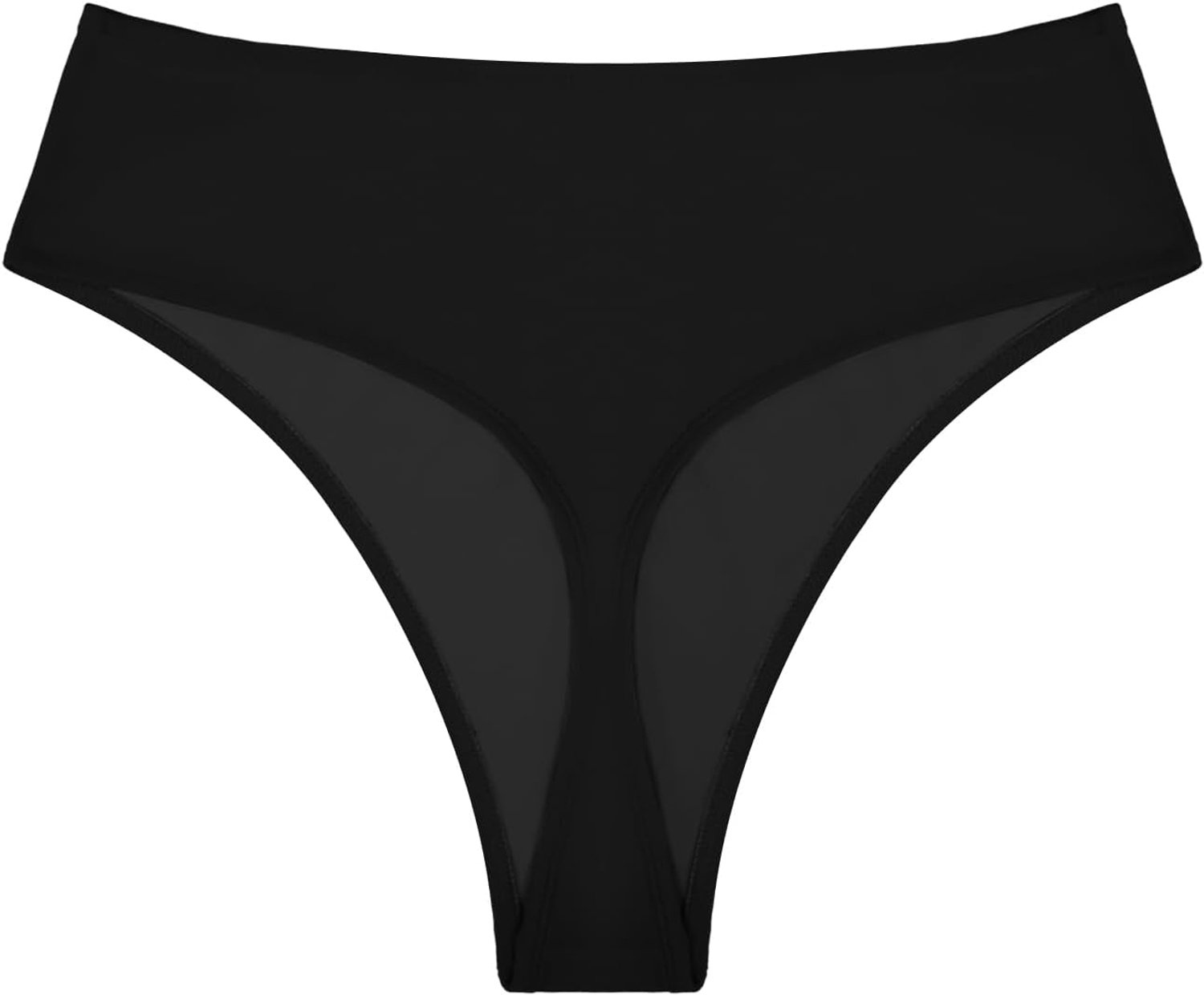 Bikinibroek met hoge taille en hoge beenopening