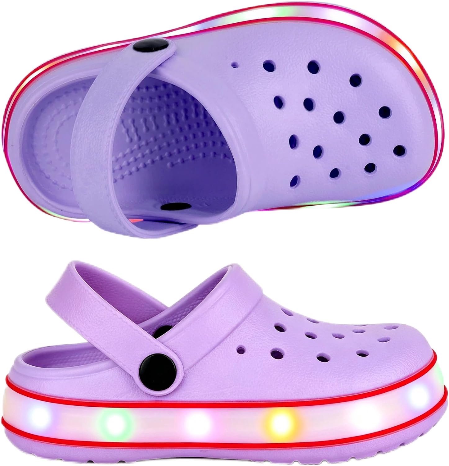 Clogs met LED-licht