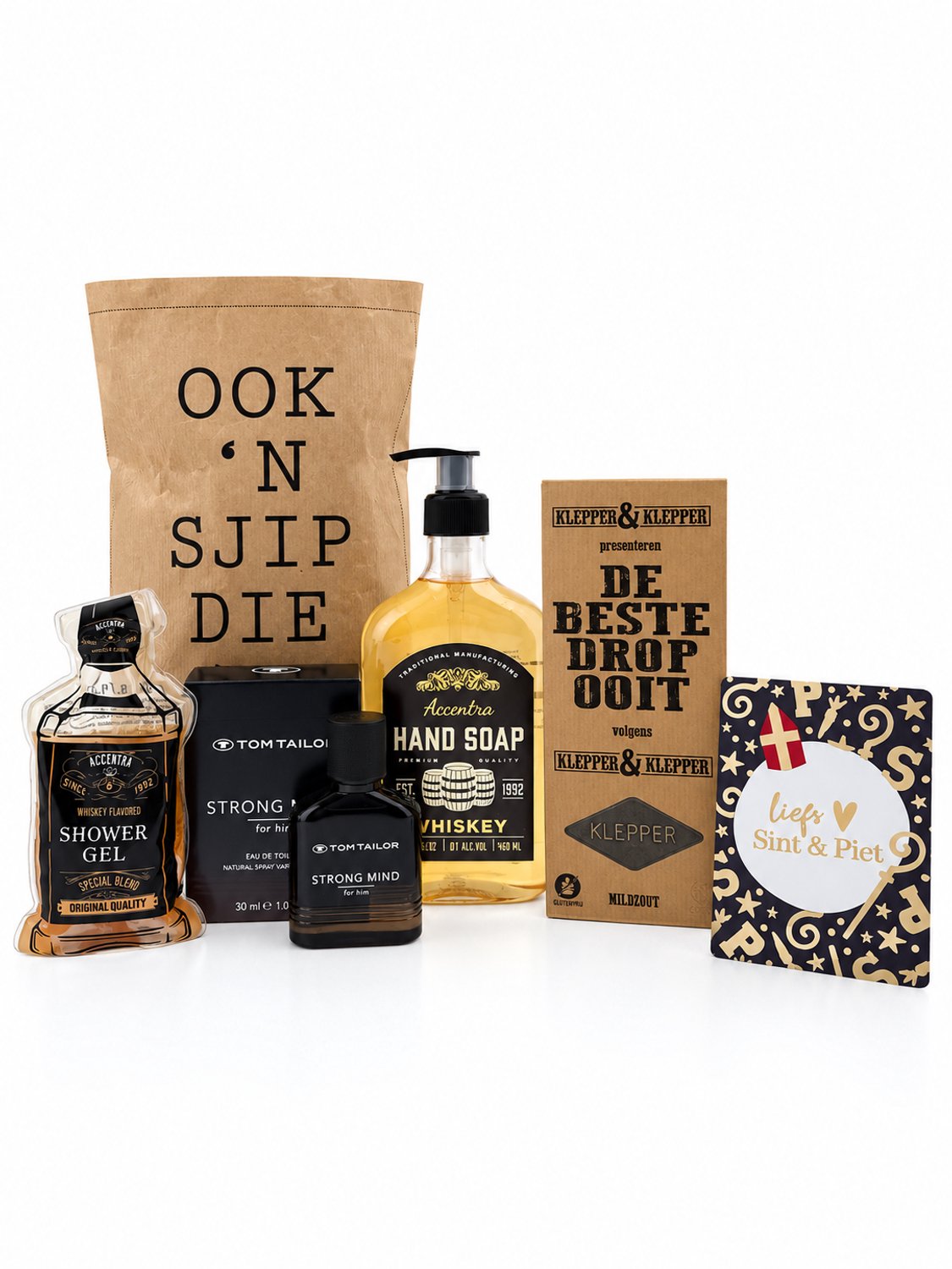 Sinterklaas •Cadeaupakket Heren• Tom Tailor Whisky - Cadeau voor Mannen - Perfect Gifts