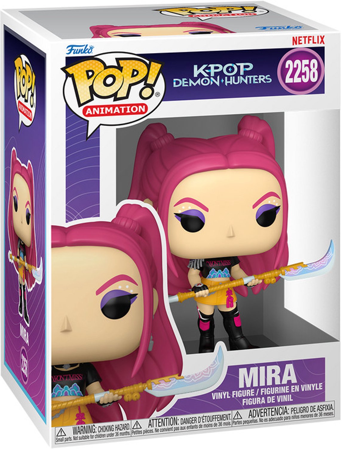 KPop Demon Hunters Mira (Pop! Animation) vinylfiguur 2258 Unisex Funko Pop! - Neutraal - Standard — cadeau in Spellen & Speelgoed - foto 4