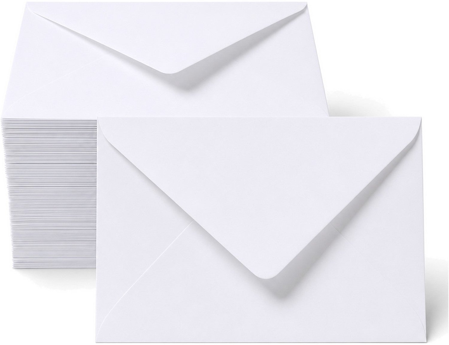 Enveloppen Wit 12x18 cm - 25 stuks - 120 gram - Witte Enveloppen - Geboortekaart Envelop