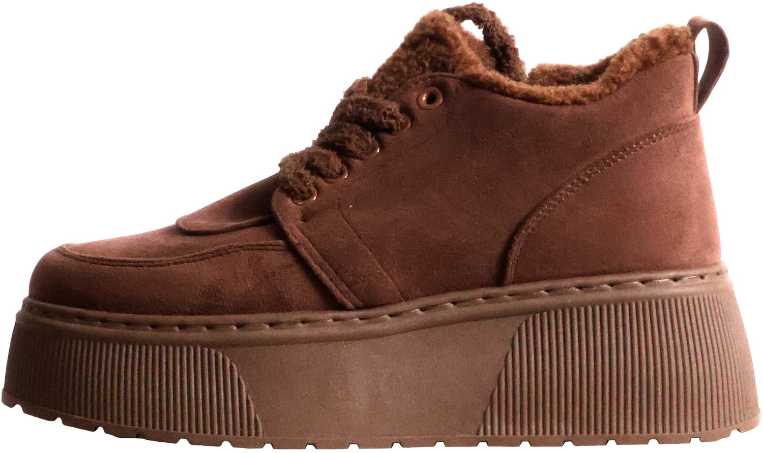Hoge sneakers met veters
