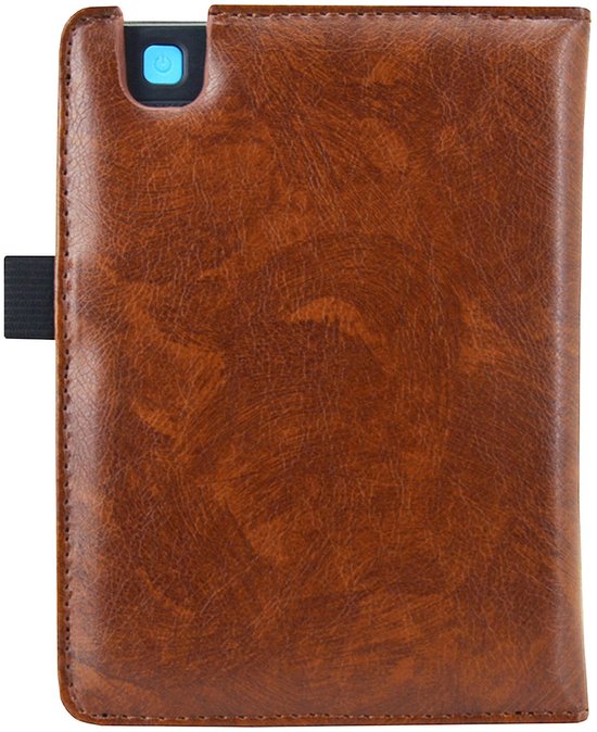imoshion E-reader Hoesje - Geschikt voor Kobo Aura Edition 2 - Luxe Effen Bookcase - Bruin van iMoshion — afbeelding 5
